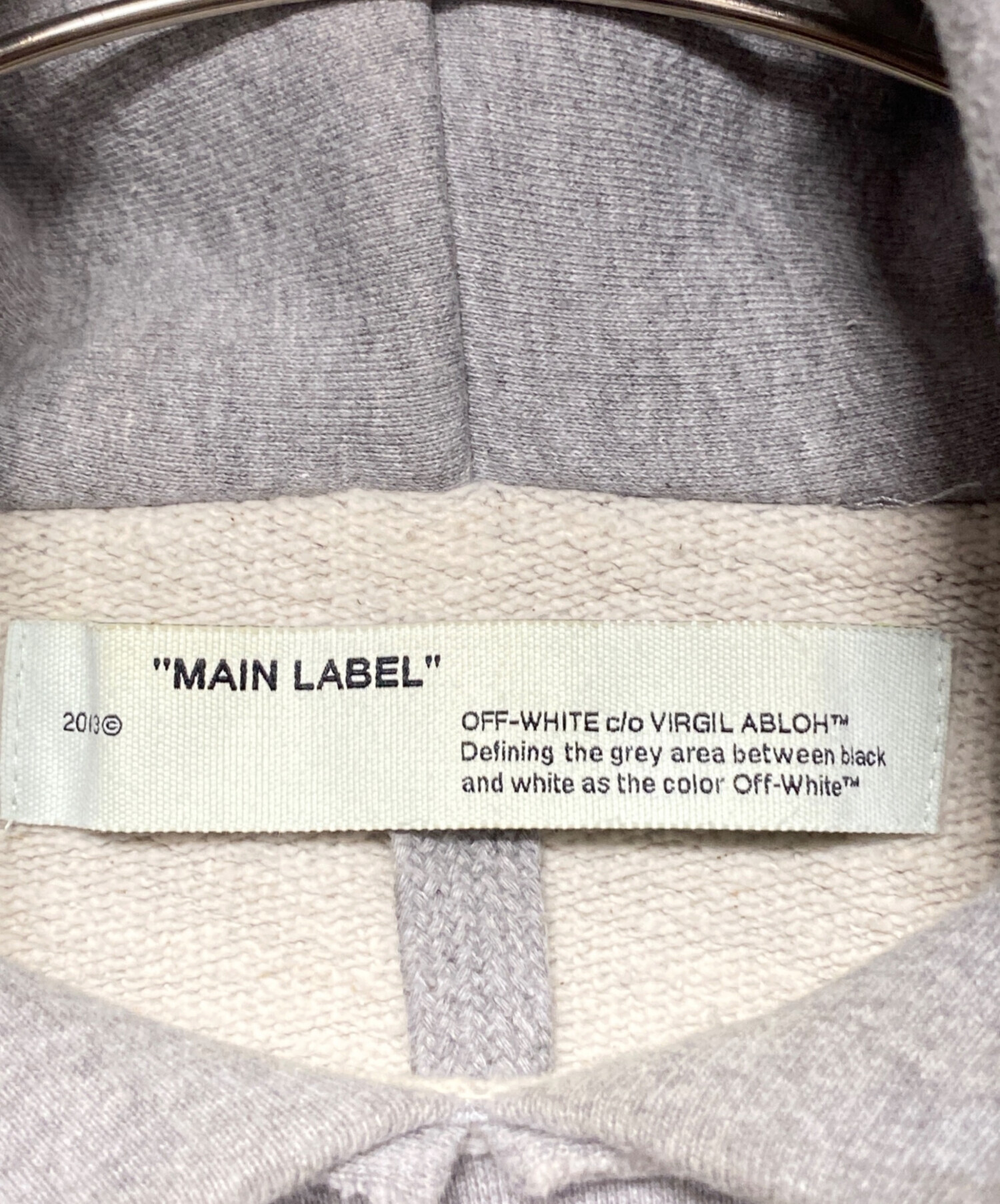 中古・古着通販】OFFWHITE (オフホワイト) ペイントアローロゴパーカー 