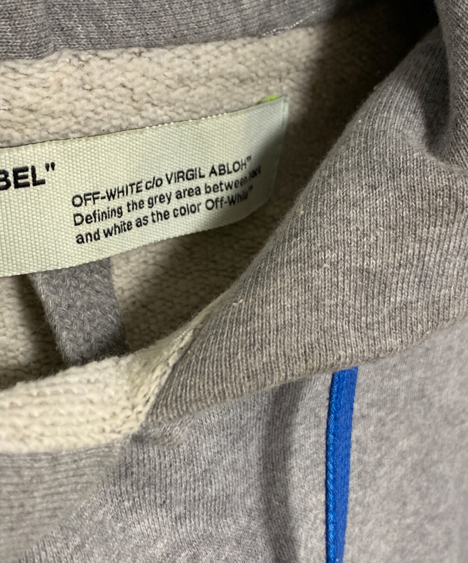 中古・古着通販】OFFWHITE (オフホワイト) ペイントアローロゴパーカー 