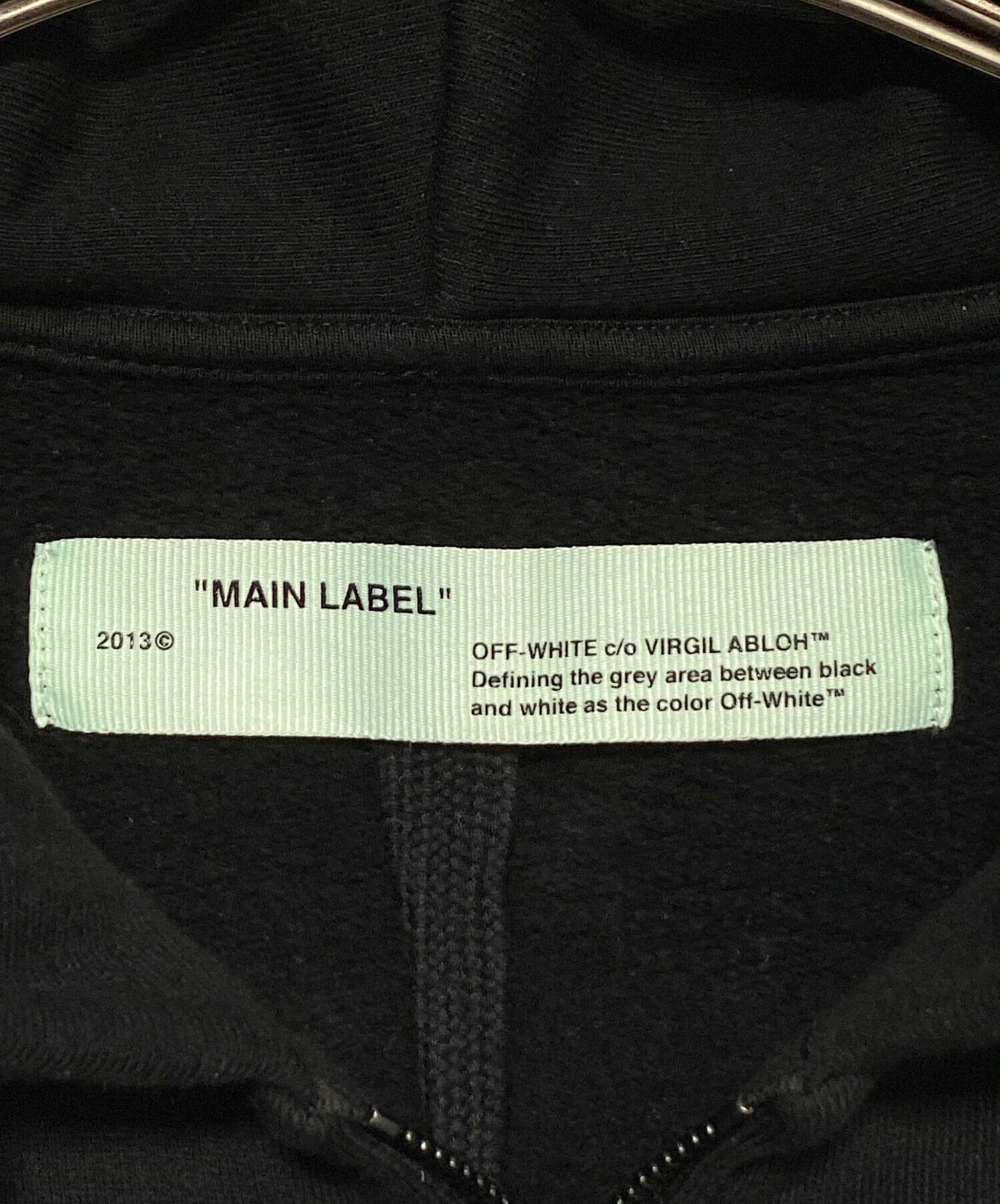 中古・古着通販】OFFWHITE (オフホワイト) グラデーションロゴジップ 