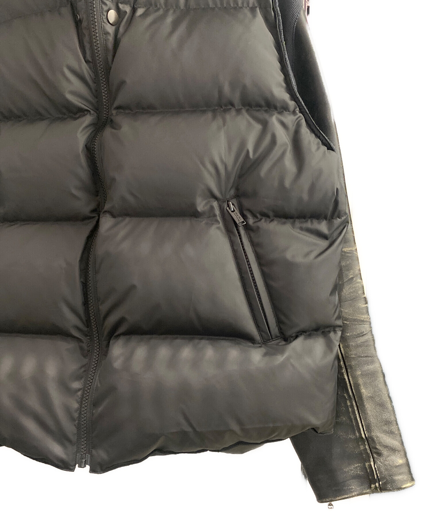 中古・古着通販】UNDERCOVER (アンダーカバー) ユーズド加工 レザー