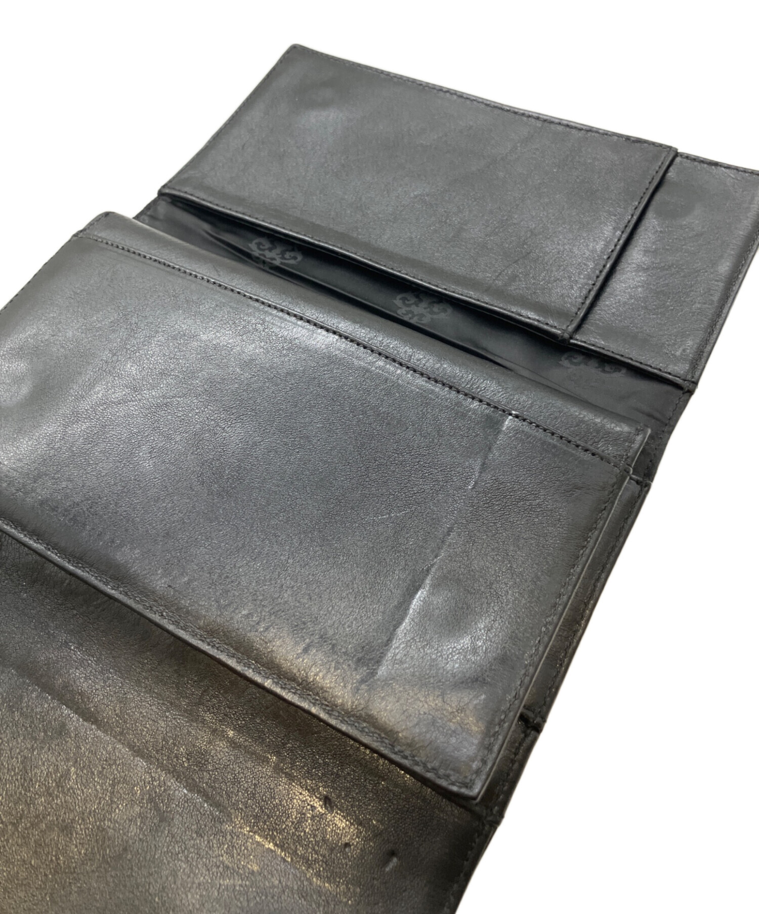 中古・古着通販】CHROME HEARTS (クロムハーツ) WAVE WALLET ブラック