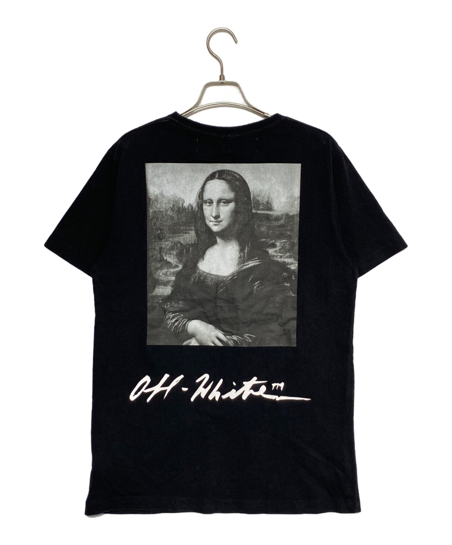 中古・古着通販】OFFWHITE (オフホワイト) Tシャツ ブラック サイズ:M 