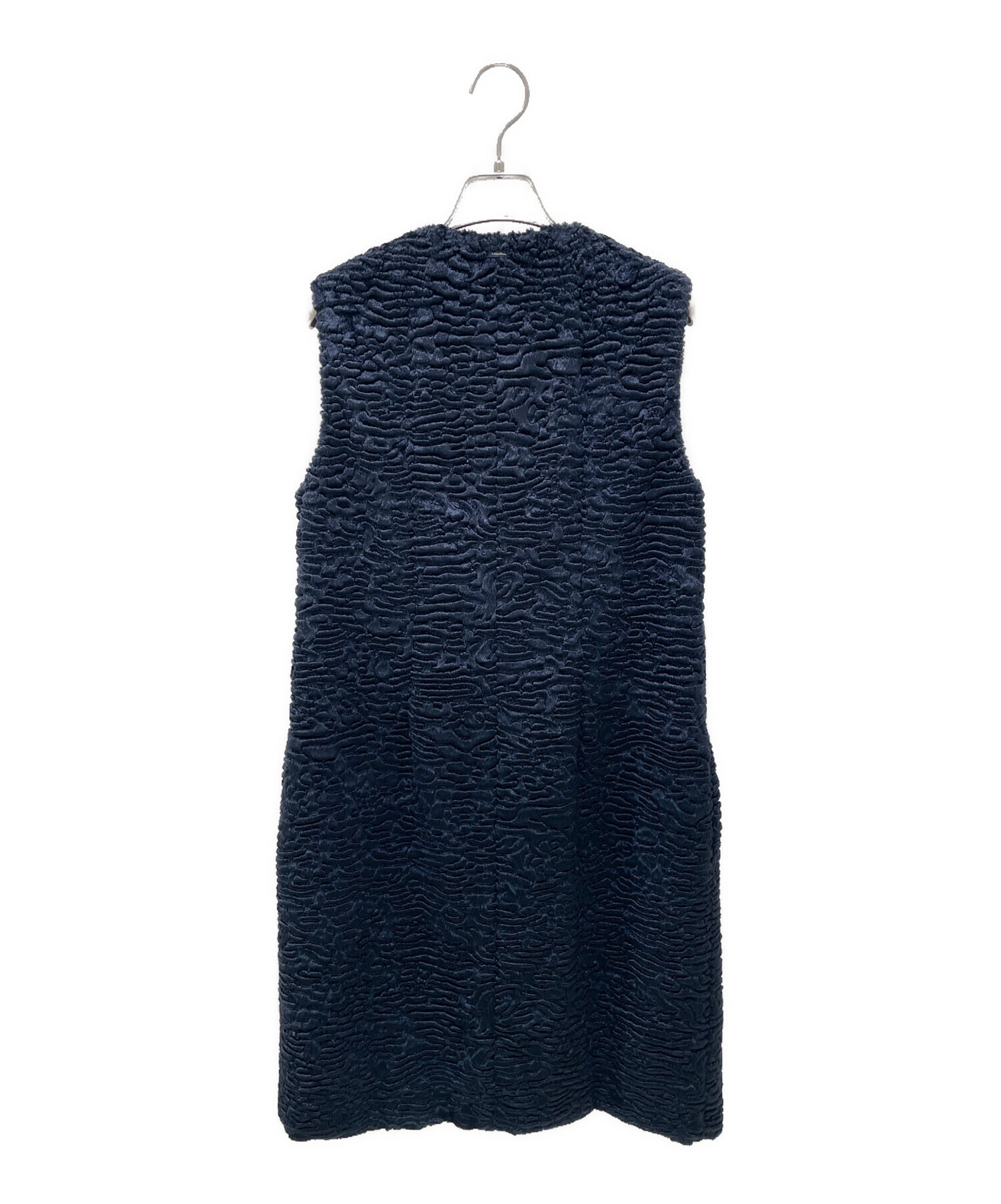 マックスマーラ S Max Mara サイズ36 S - ダークネイビー レディース V 