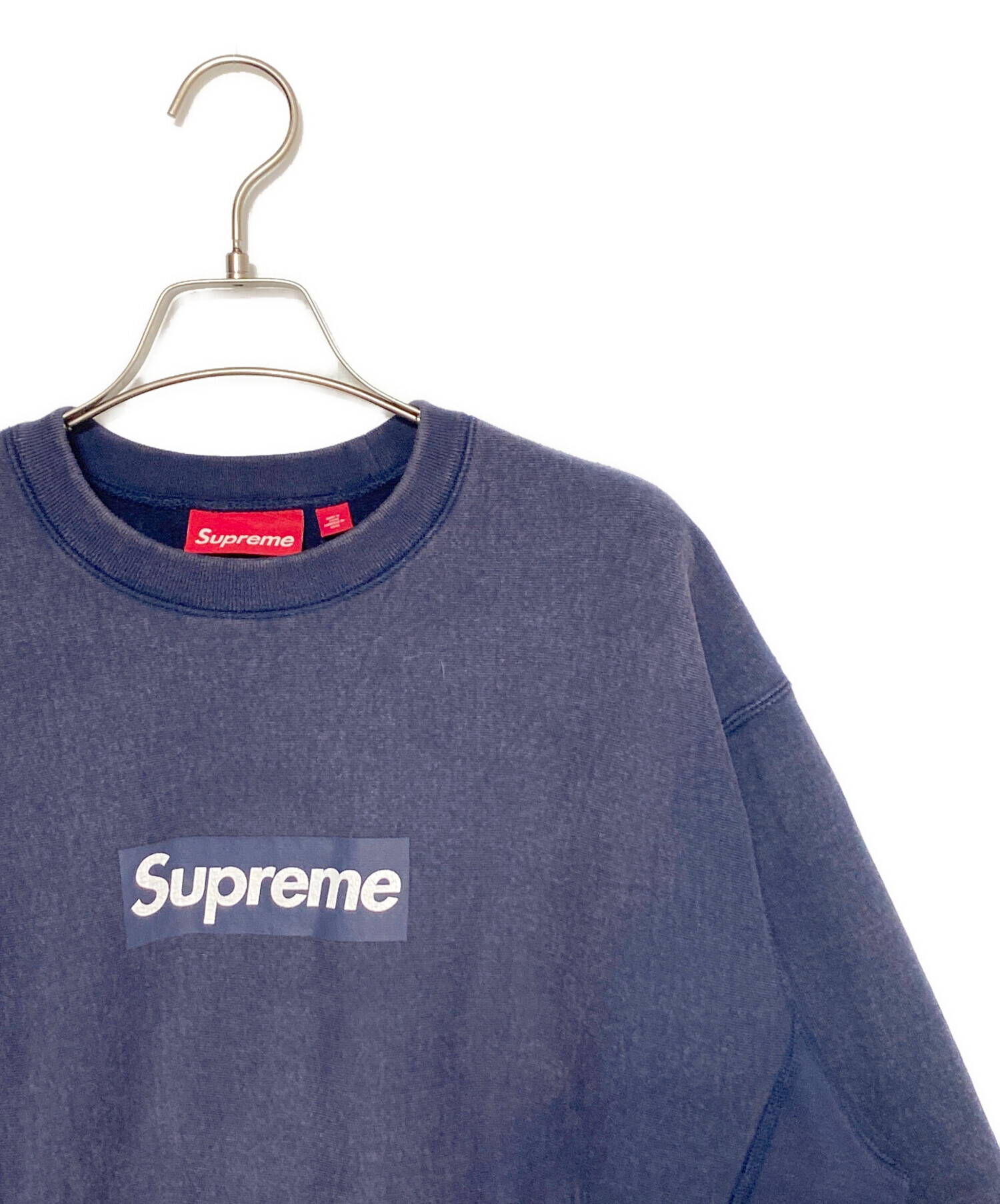 中古・古着通販】SUPREME (シュプリーム) Washed Box Logo Crew Neck