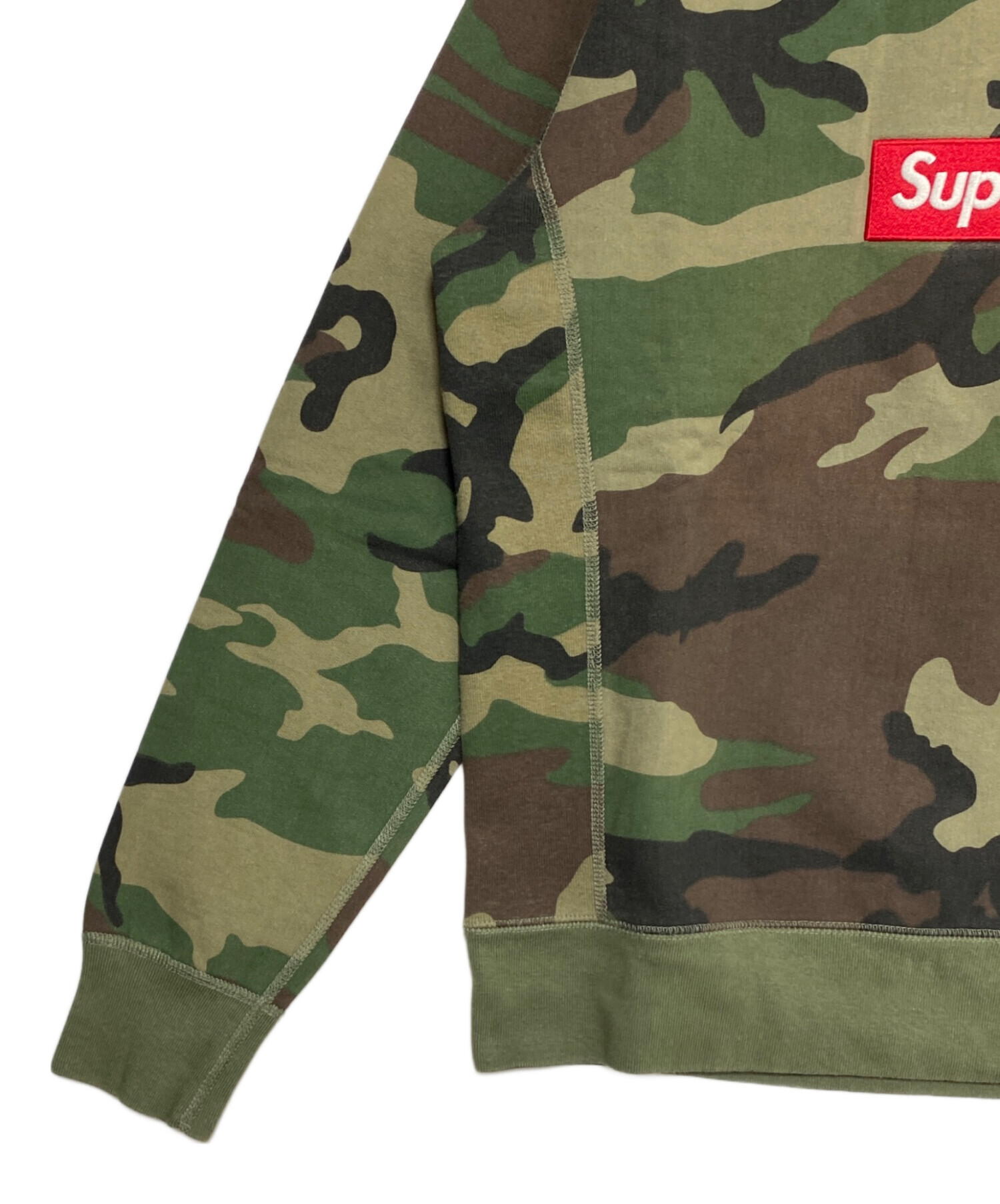 中古・古着通販】SUPREME (シュプリーム) Box Logo Crew Neck camo