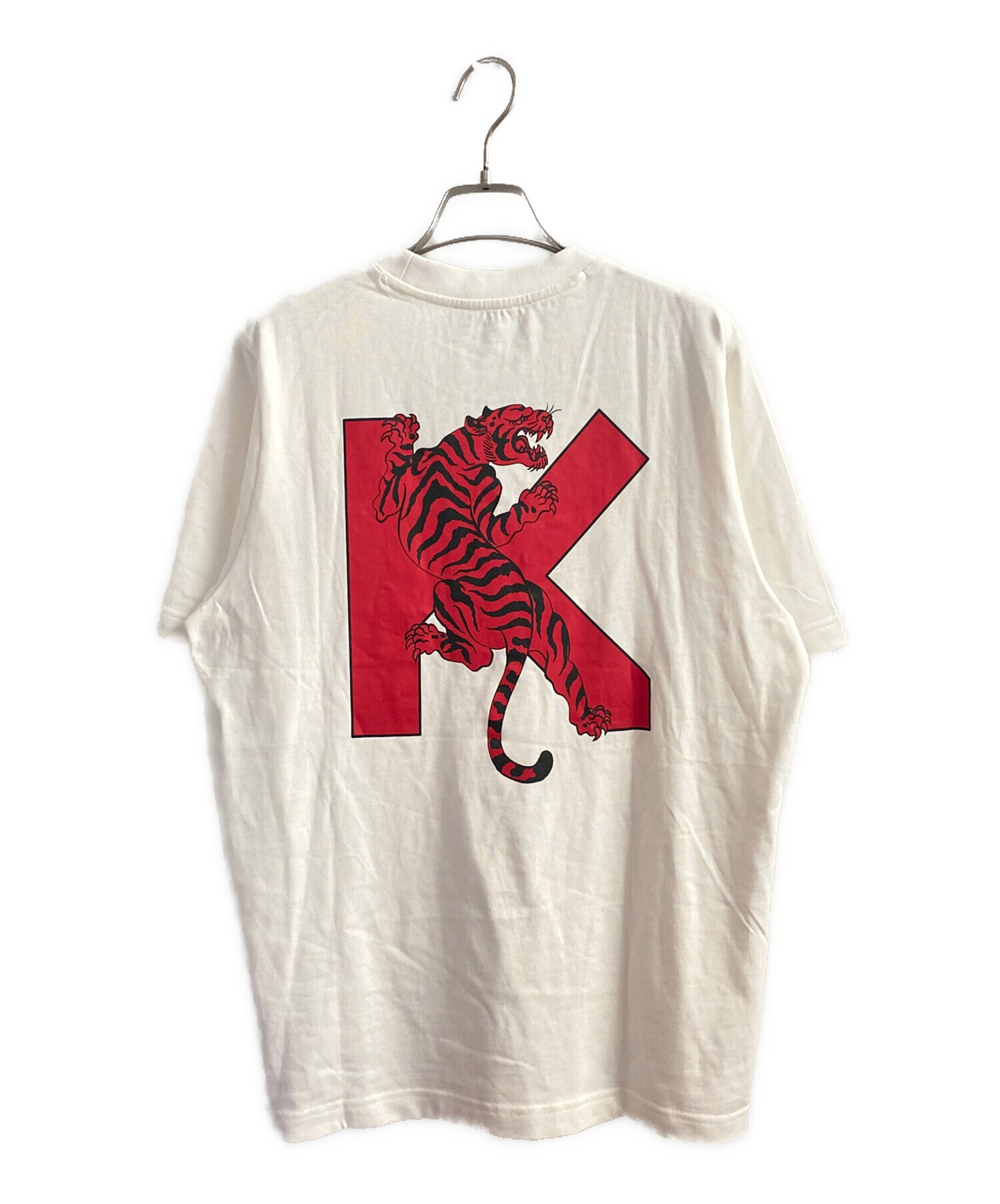 中古・古着通販】KENZO (ケンゾー) タイガー刺繍Tシャツ ホワイト