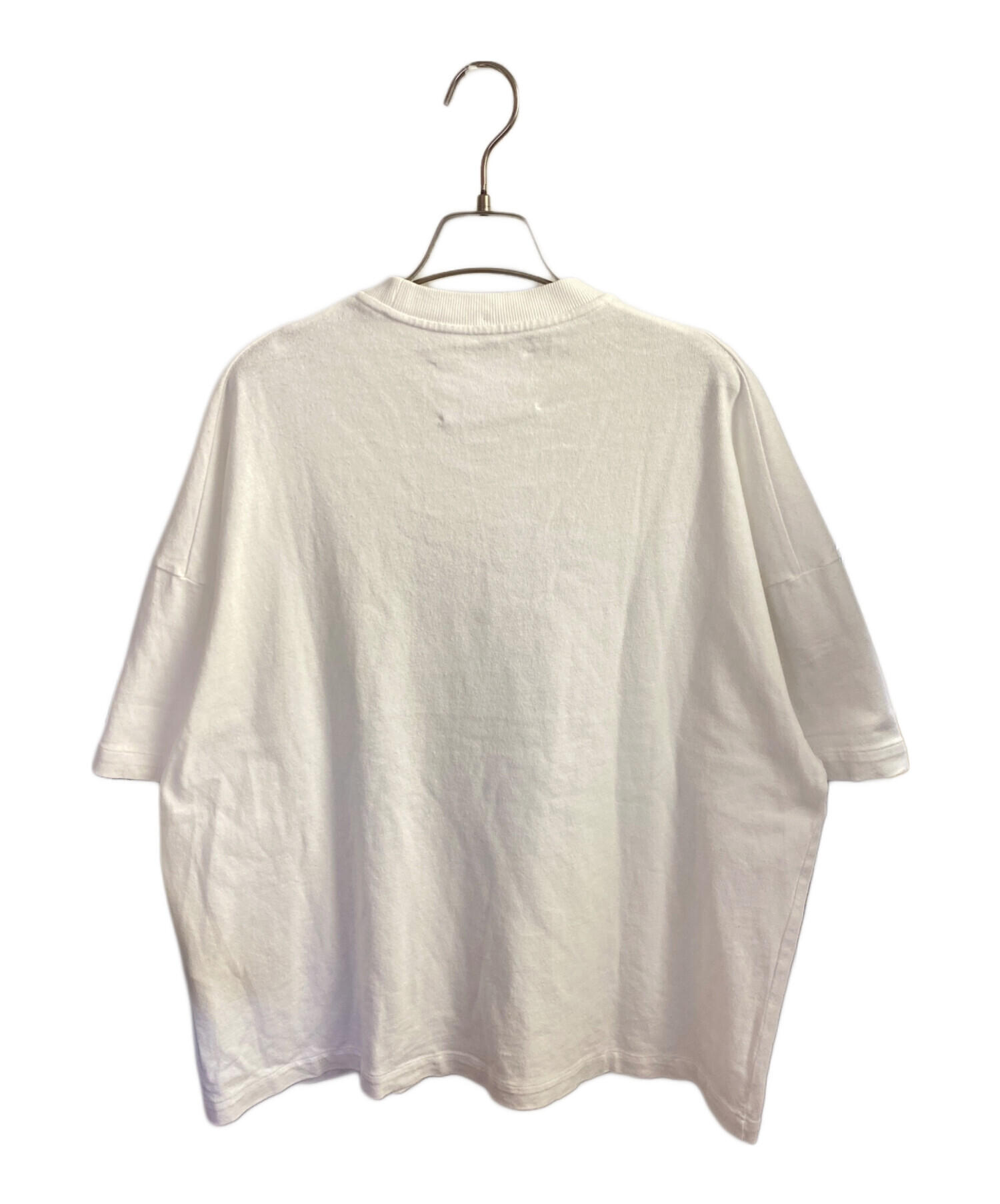 JIL SANDER ホワイト オーバーサイズ Tシャツ 中古・古着通販】JIL SANDER (ジルサンダー) オーバーサイズロゴT