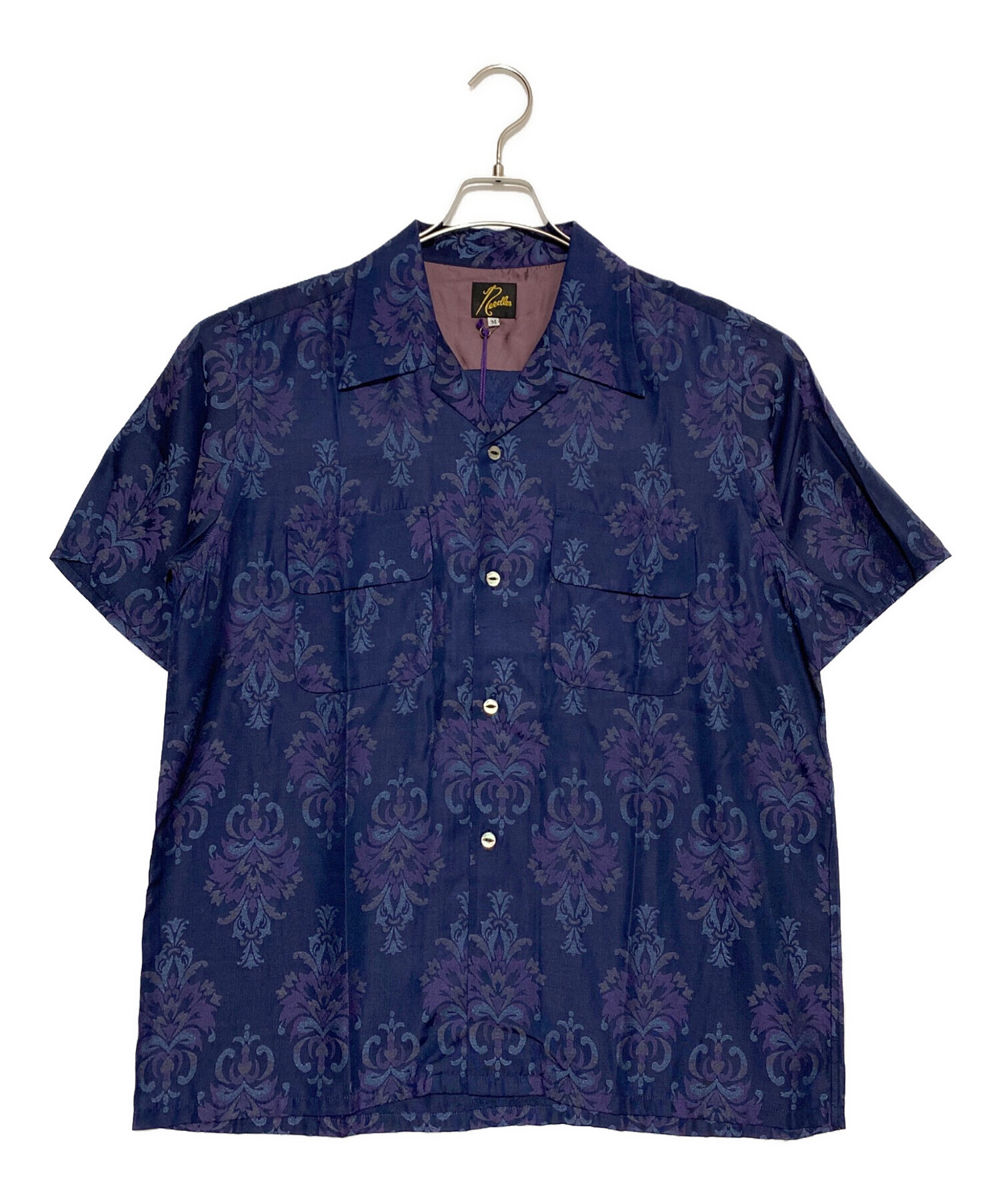 NEEDLESニードルズ　クラシックシャツ　メンズ 中古・古着通販】Needles (ニードルズ) S/S Classic Shirt ネイビー