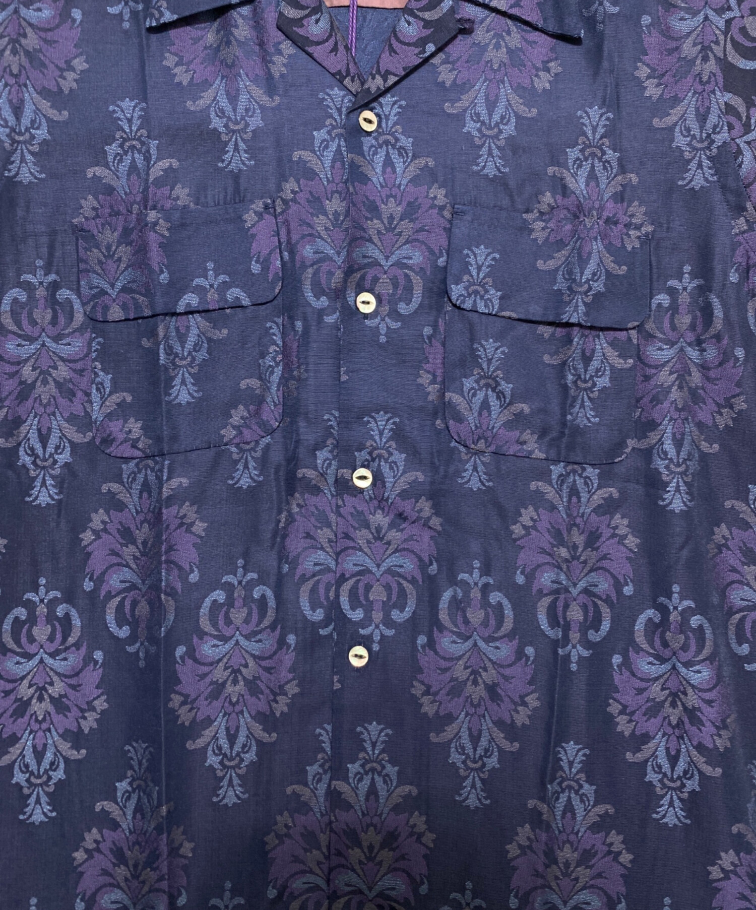 中古・古着通販】Needles (ニードルズ) S/S Classic Shirt ネイビー