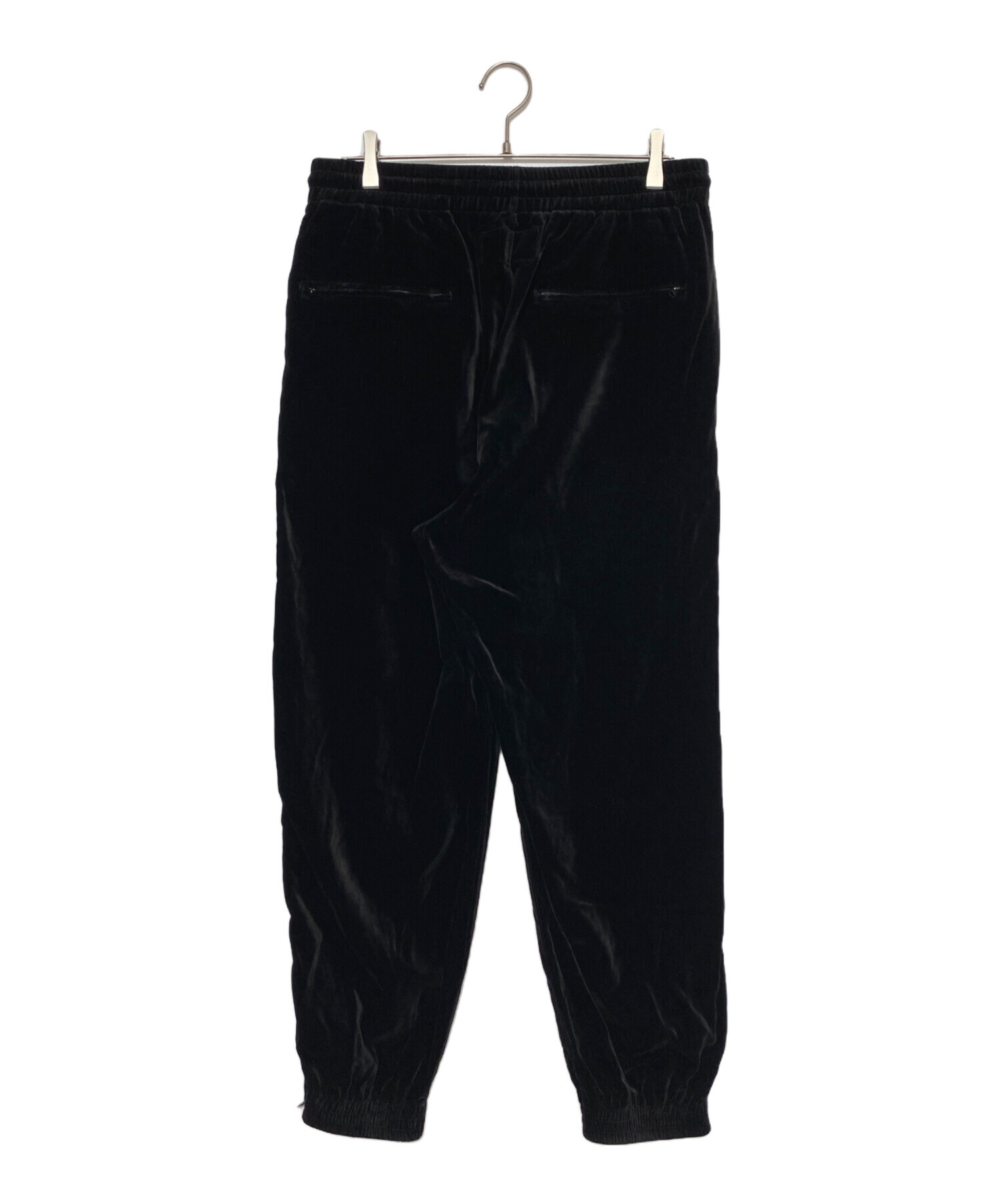 WACKO MARIA ベロア ブラックパンツ 中古・古着通販】WACKO MARIA (ワコマリア) ベロアパンツ ブラック