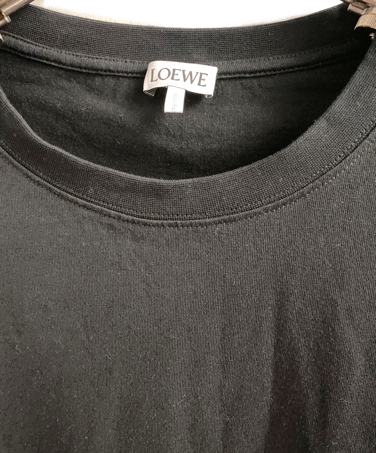 中古・古着通販】LOEWE (ロエベ) アナグラムTシャツ ブラック サイズ