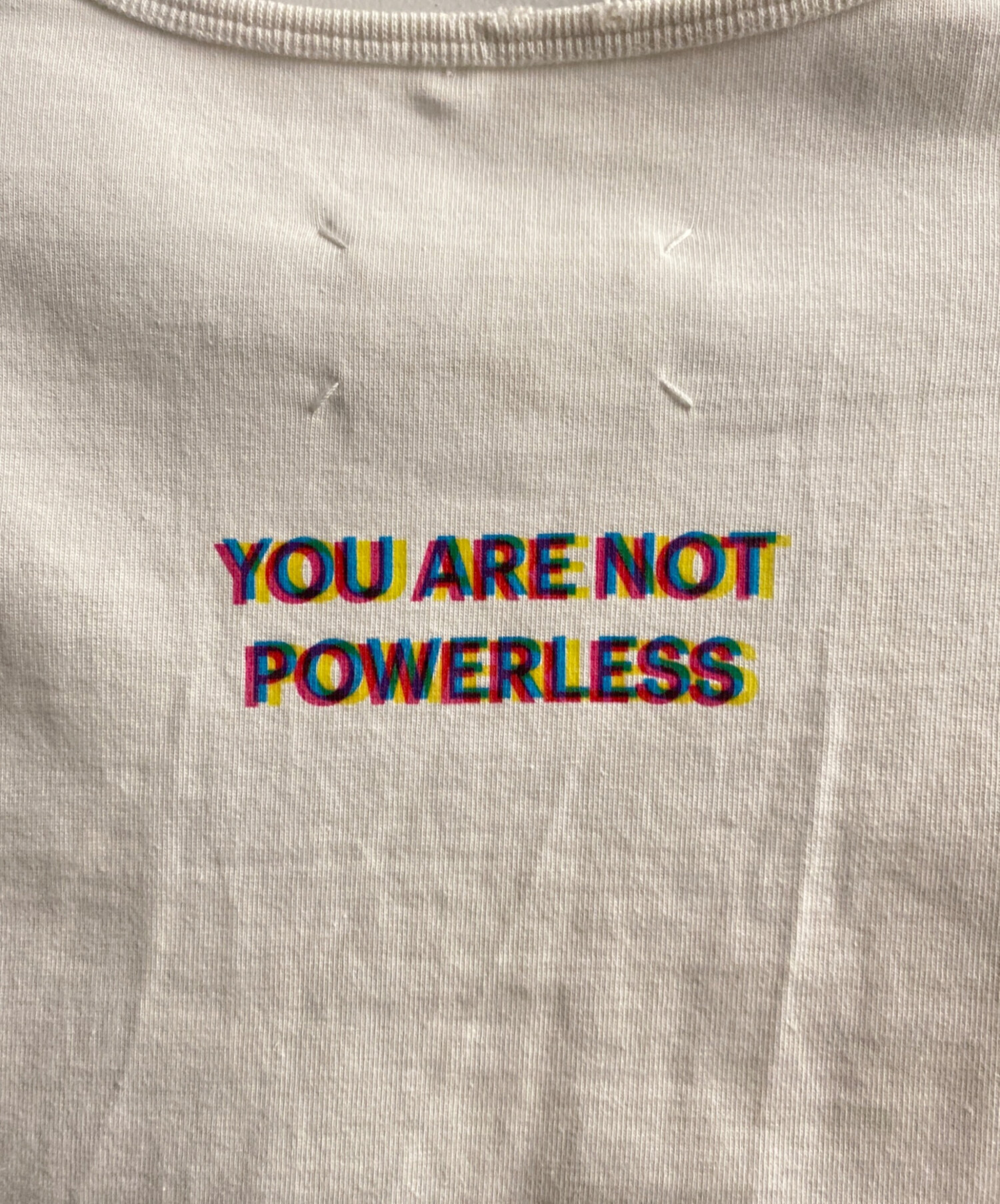 中古・古着通販】Maison Margiela (メゾンマルジェラ) 袖ロゴダメージ