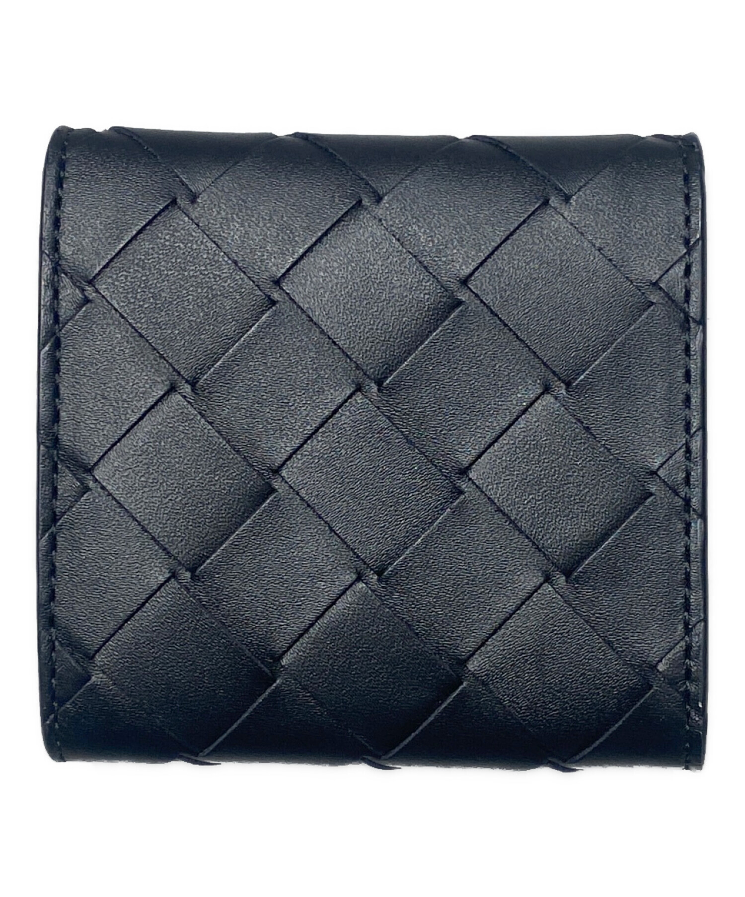 【未使用品級】ボッテガヴェネタ　イントレチャート　コインケース　ブラック　328 中古・古着通販】BOTTEGA VENETA (ボッテガベネタ) イントレチャート
