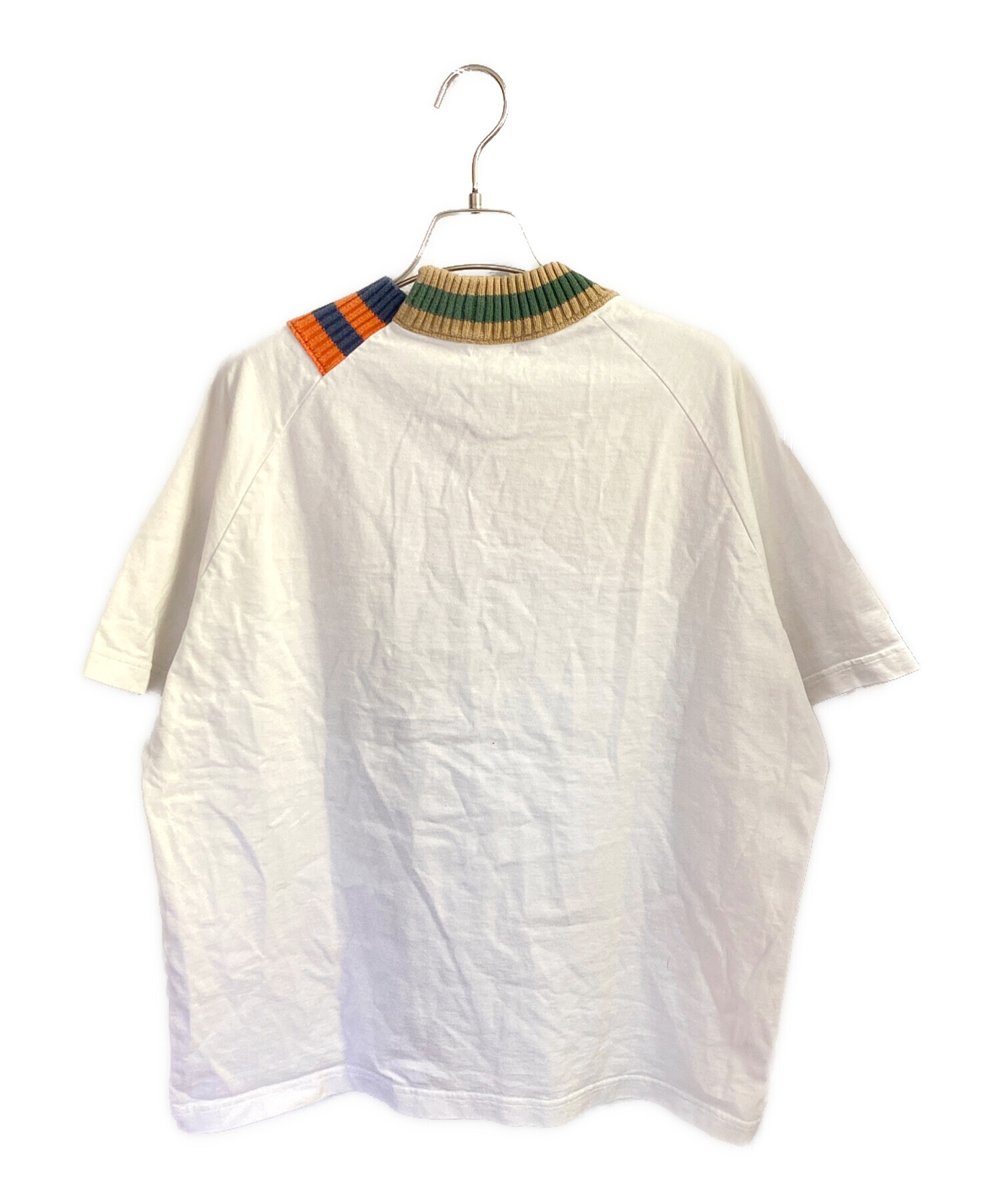 中古・古着通販】kolor/BEACON (カラービーコン) ドッキングニットT