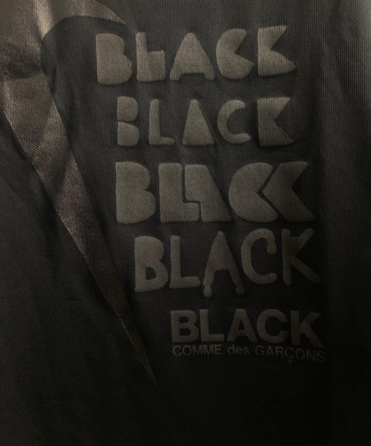 COMME des GARÇONS × NIKE 長袖　ブラックコムデギャルソン ブラック・コムデギャルソン限定ナイキ長袖Tシャツ・黒（Nikeコラボ