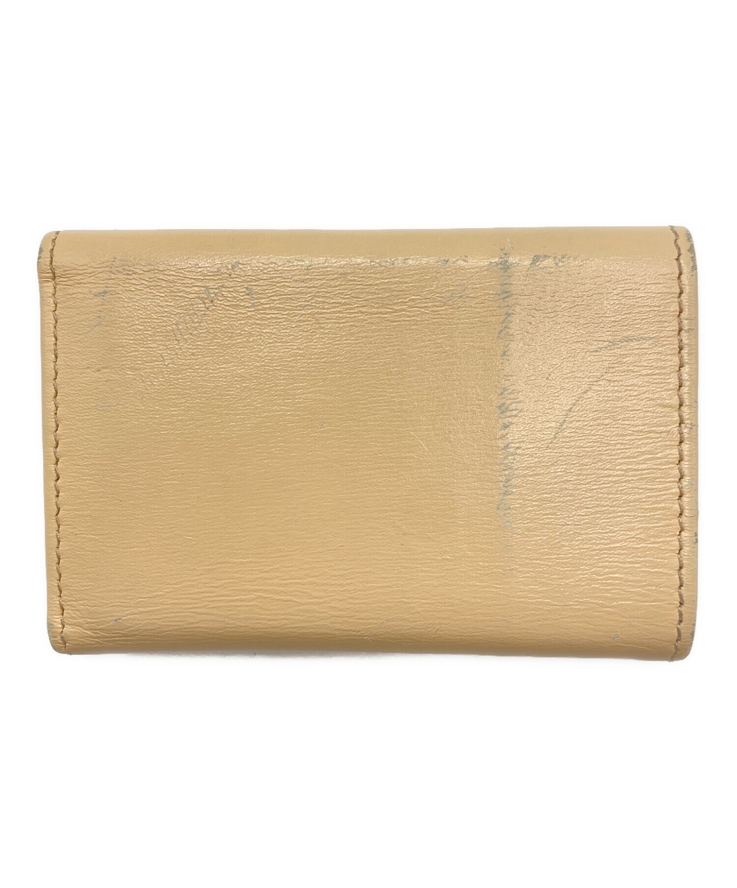 中古・古着通販】JIL SANDER (ジルサンダー) 三つ折り財布 ベージュ