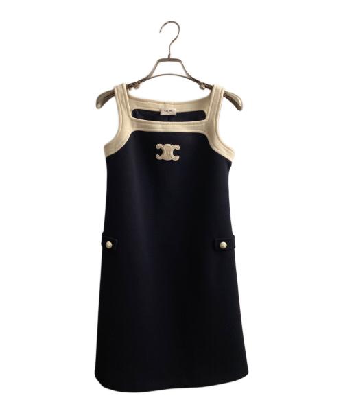 中古・古着通販】CELINE (セリーヌ) トリオンフロゴミニワンピース