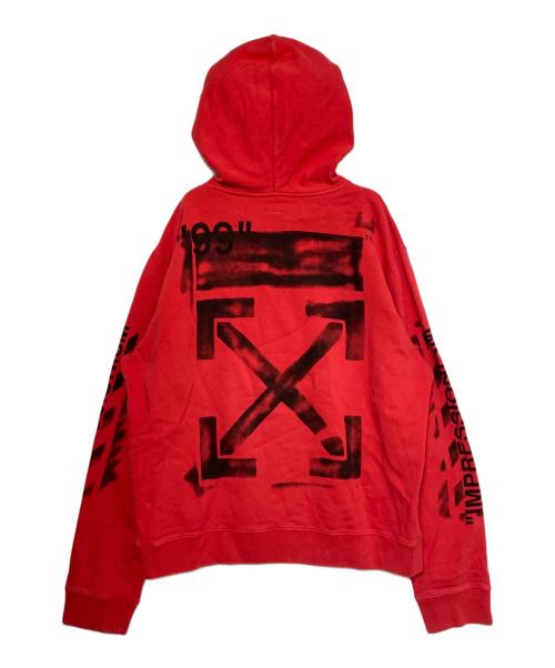 中古・古着通販】OFFWHITE (オフホワイト) スプレーアローロゴパーカー