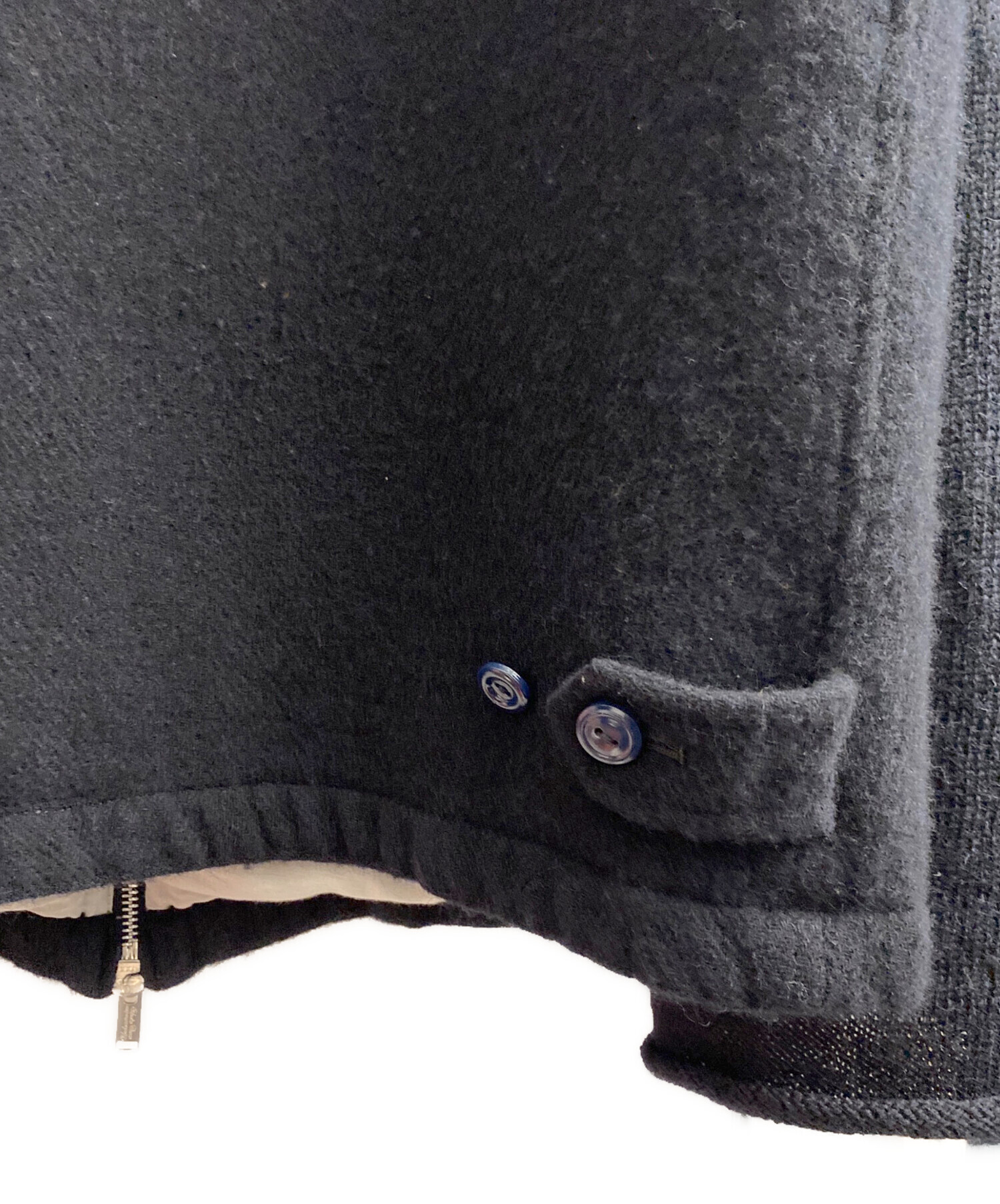 中古・古着通販】UNDERCOVER (アンダーカバー) 25AW 縮絨ウールジップ