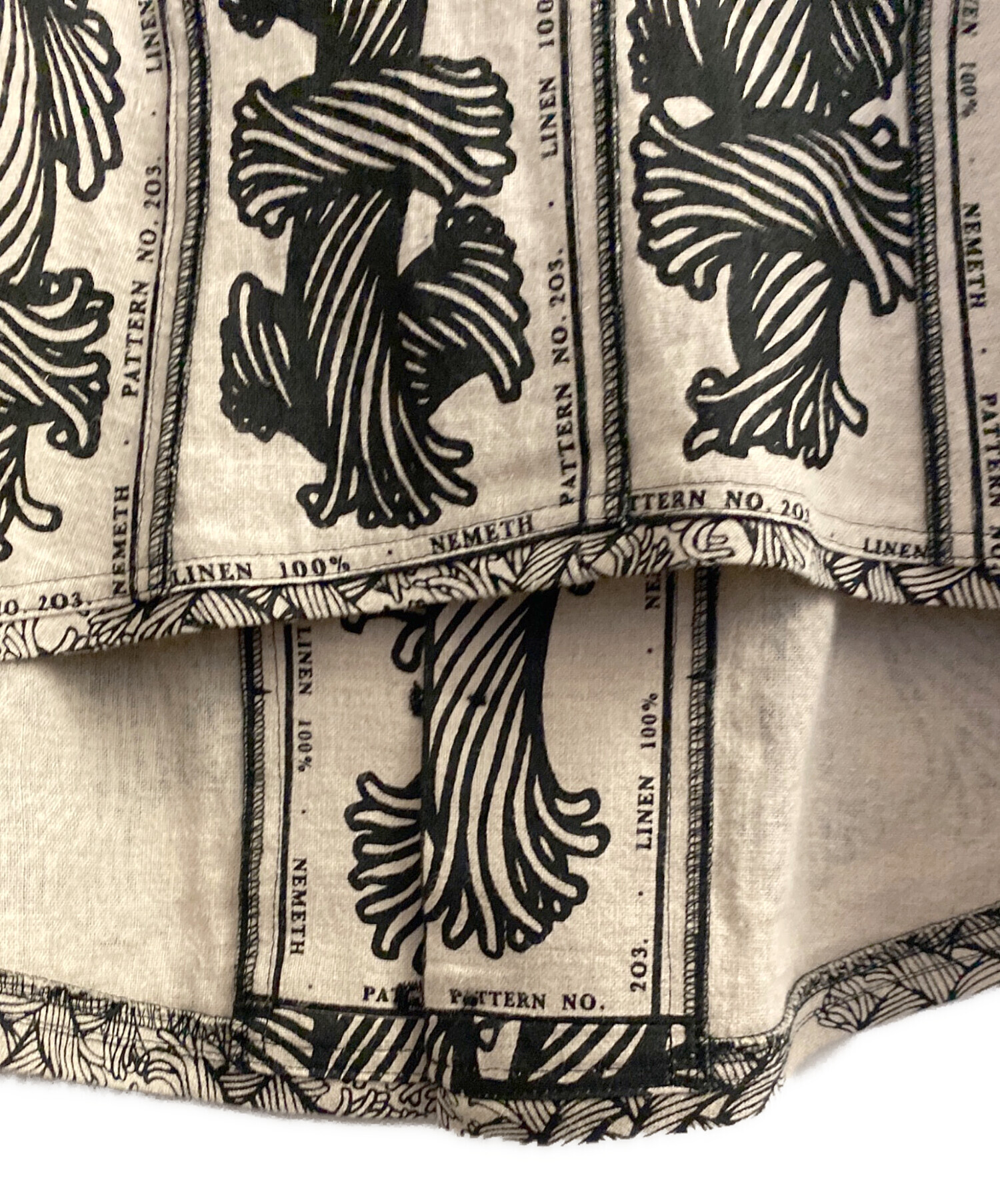 中古・古着通販】NEMETH (ネメス) 総柄シャツジャケット サイズ:サイズ