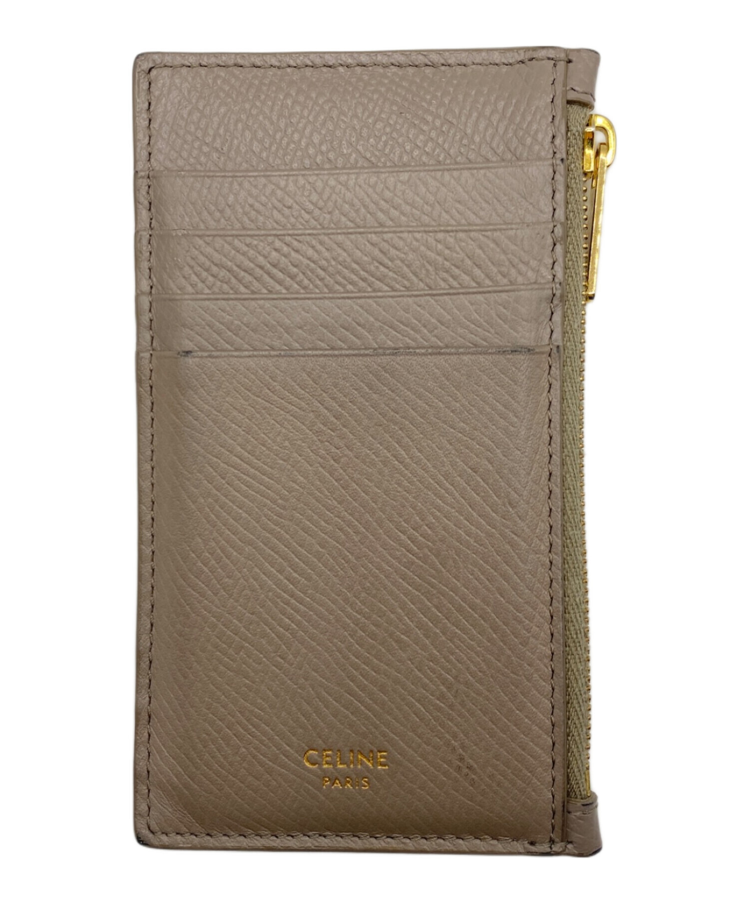 た*か様 【CELINE】 コンパクト ジップ ウォレット ケース ブラッ 中古・古着通販】CELINE (セリーヌ) コンパクトジップカードケース