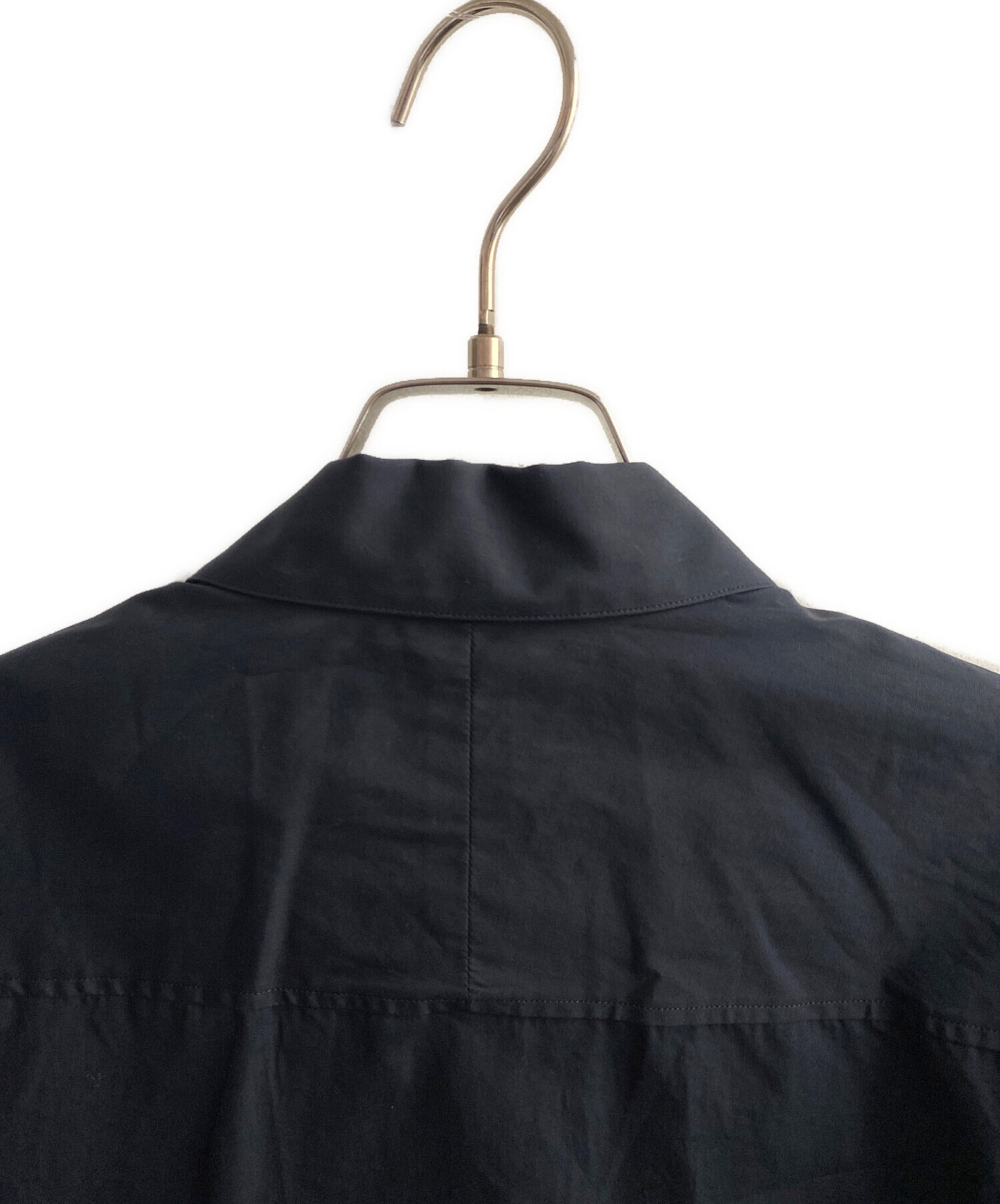 中古・古着通販】HERMES (エルメス) ジップアップシャツ ネイビー