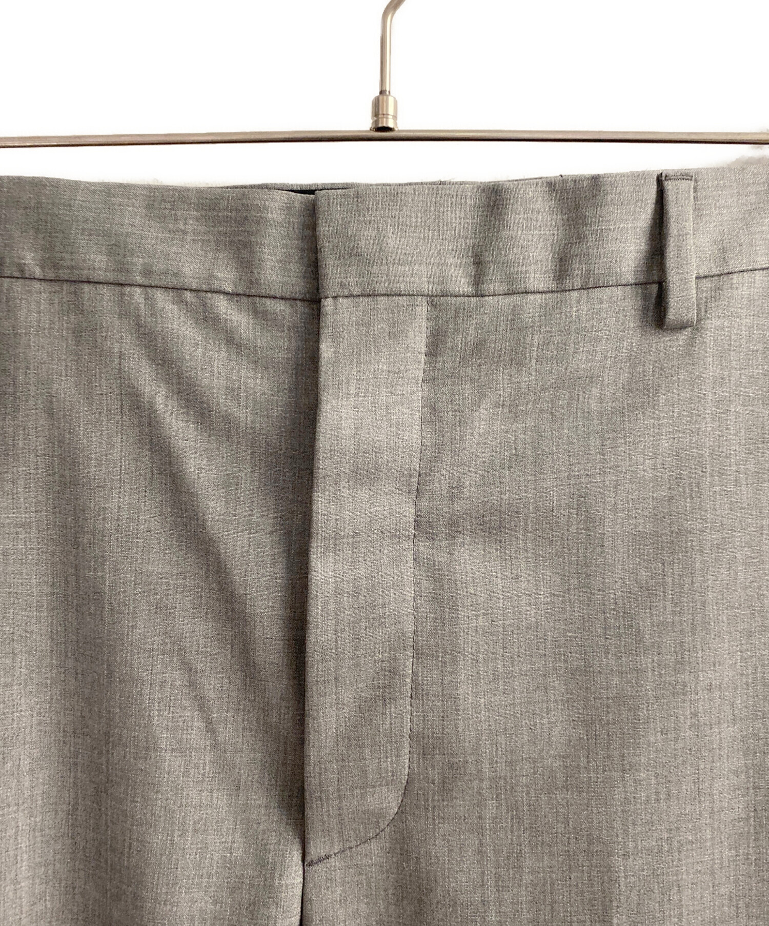 中古・古着通販】PRADA (プラダ) ウールスラックス グレー サイズ:52