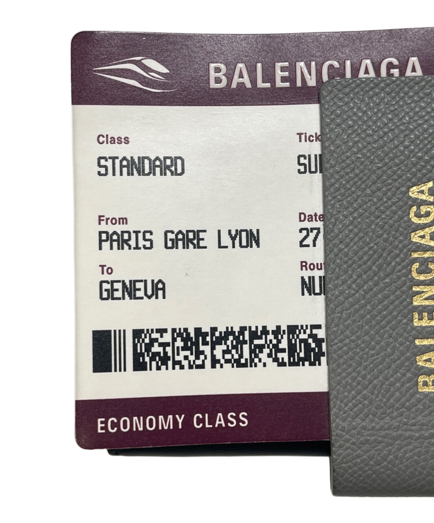 未使用級 バレンシアガ　パスポート ロングウォレット 長財布 付属品完備 中古・古着通販】BALENCIAGA (バレンシアガ) 2チケットパスポート