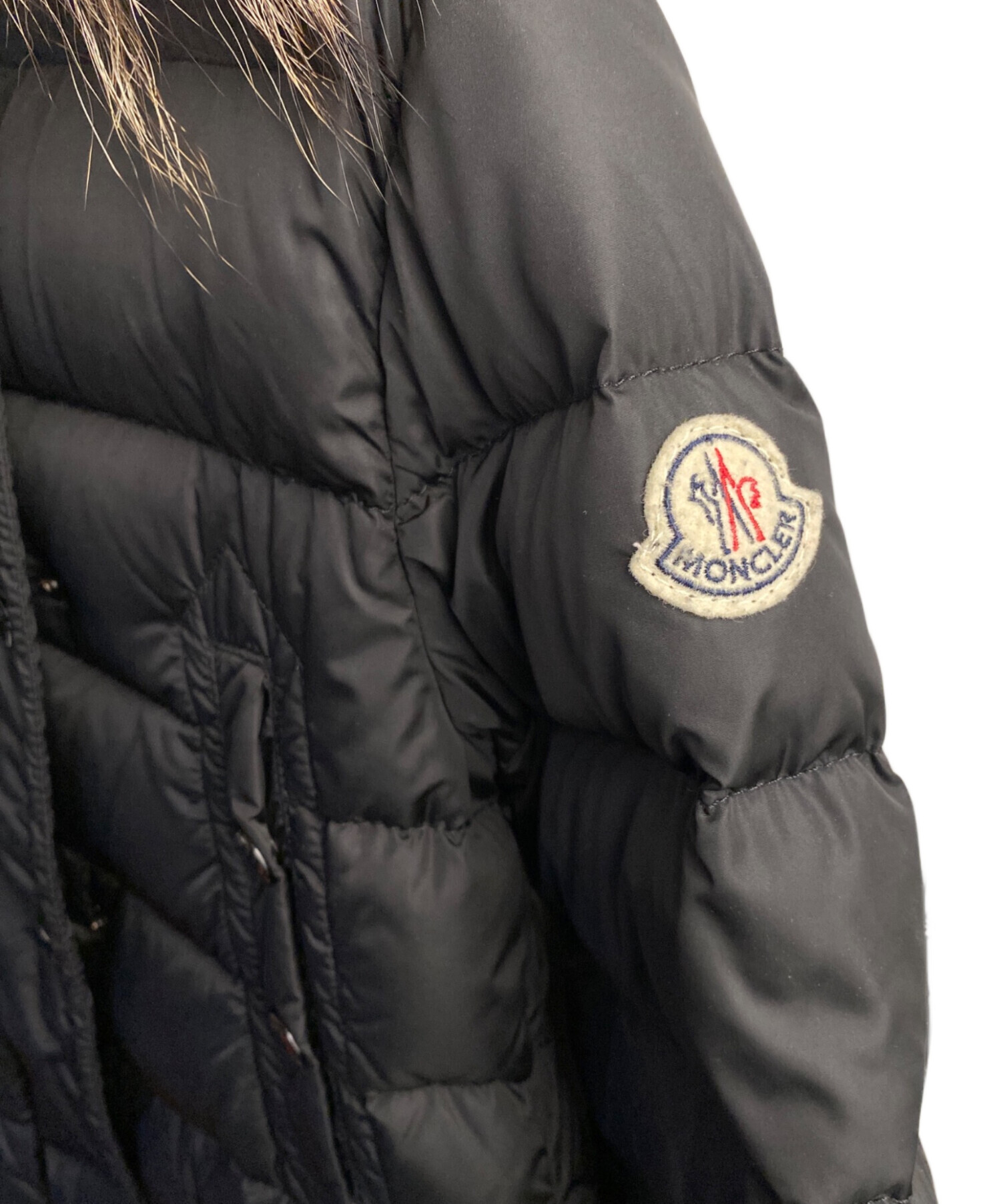 中古・古着通販】MONCLER (モンクレール) MERIN/ダウンコート ブラック 