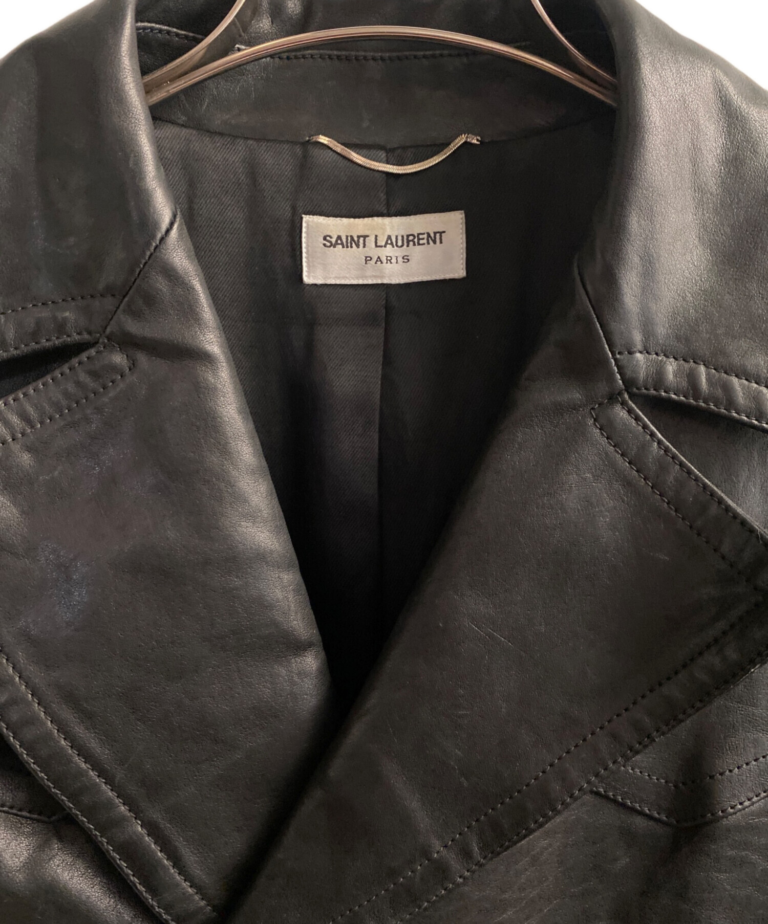 中古・古着通販】Saint Laurent Paris (サンローランパリ) レザー