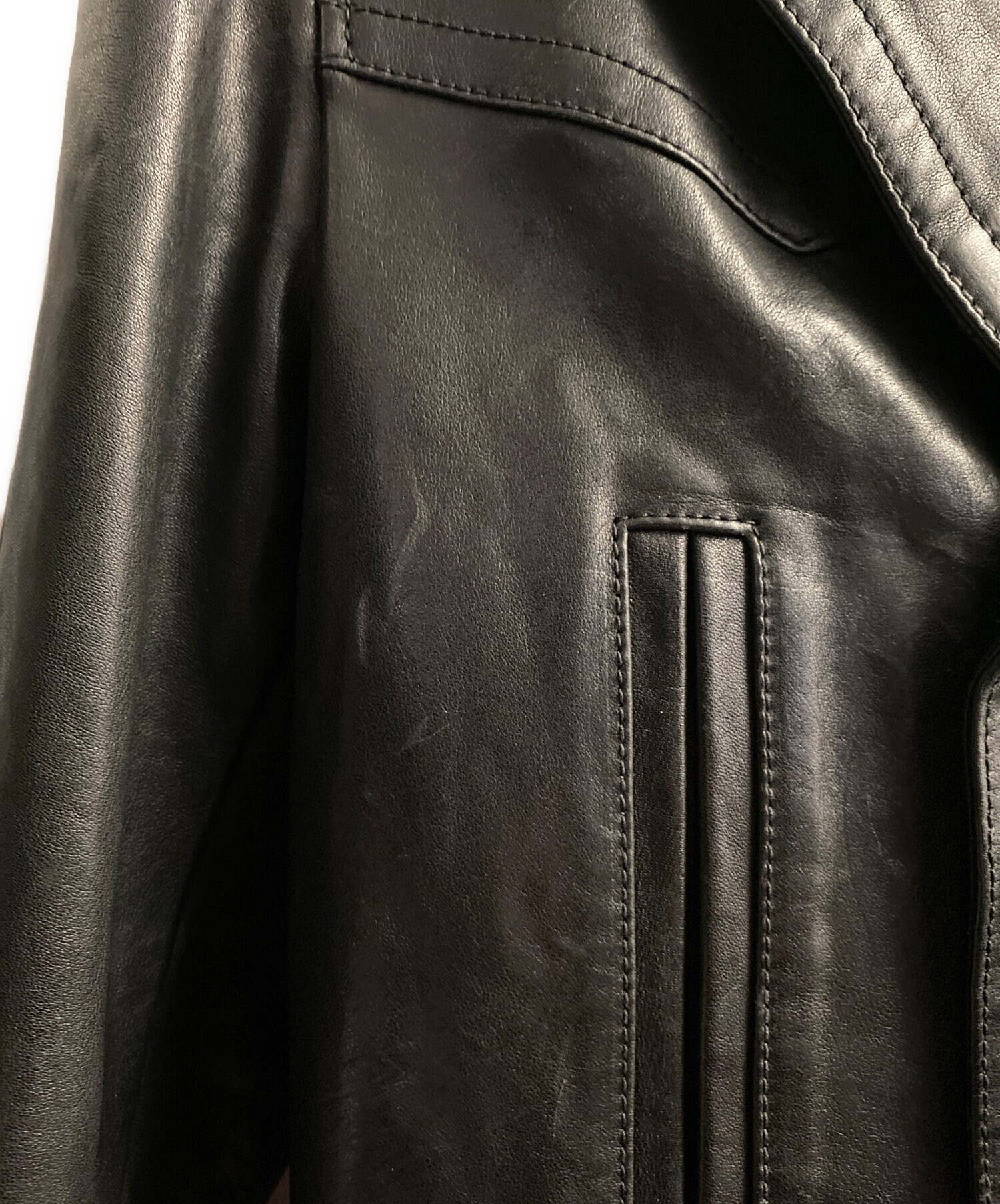 中古・古着通販】Saint Laurent Paris (サンローランパリ) レザー