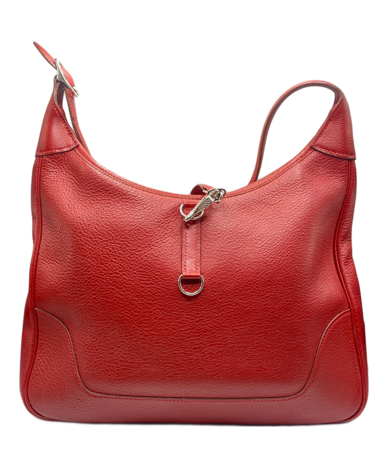 中古・古着通販】HERMES (エルメス) トリム31 ハンドバッグ レッド