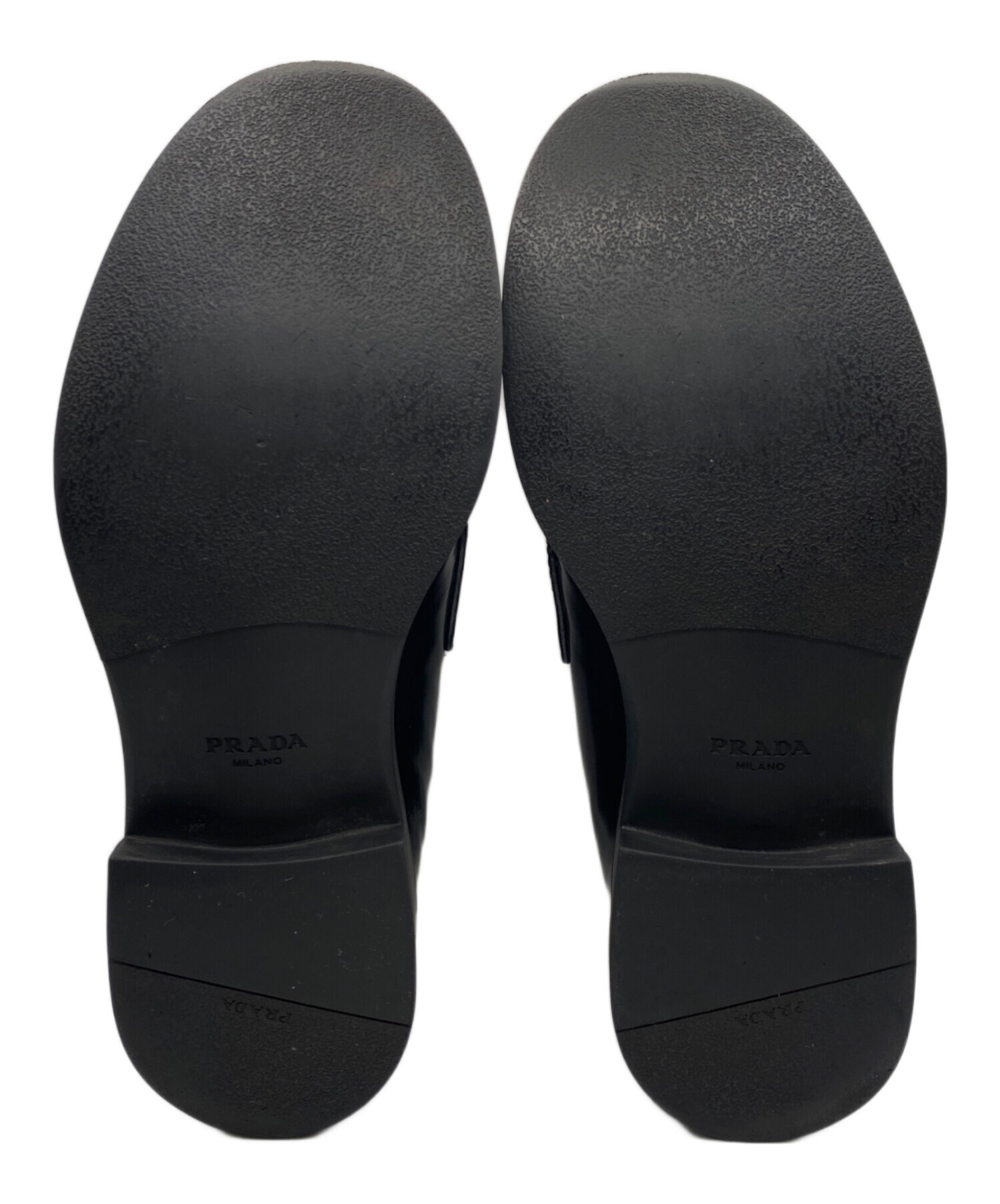 中古・古着通販】PRADA (プラダ) ブラッシュドレザー ローファー