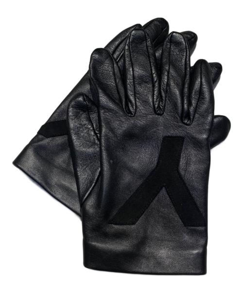 ヨウジヤマモト 黒 羊革 手袋 中古・古着通販】Yohji Yamamoto pour homme (ヨウジヤマモト