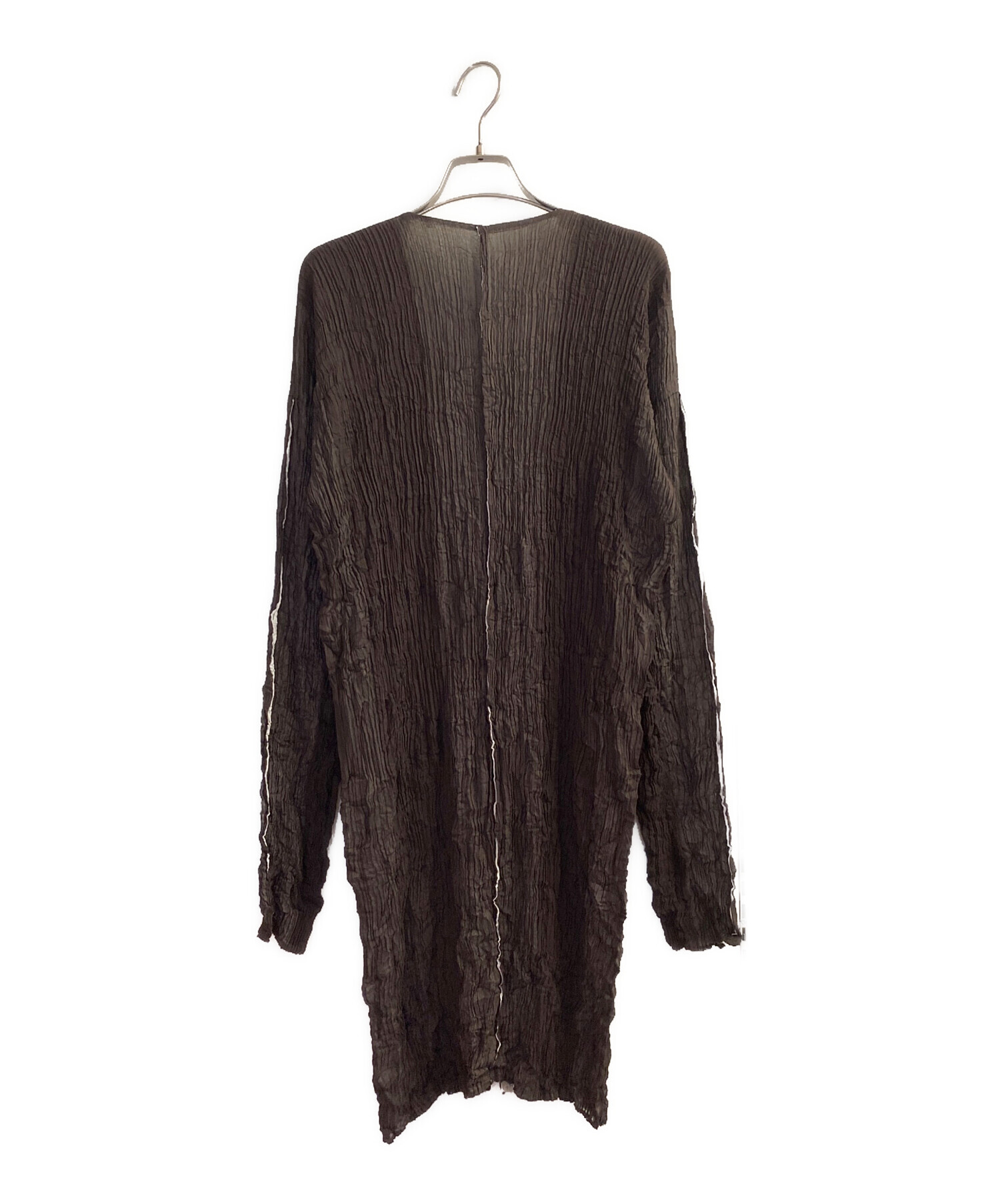 中古・古着通販】ISSEY MIYAKE (イッセイミヤケ) プリーツロングボタン