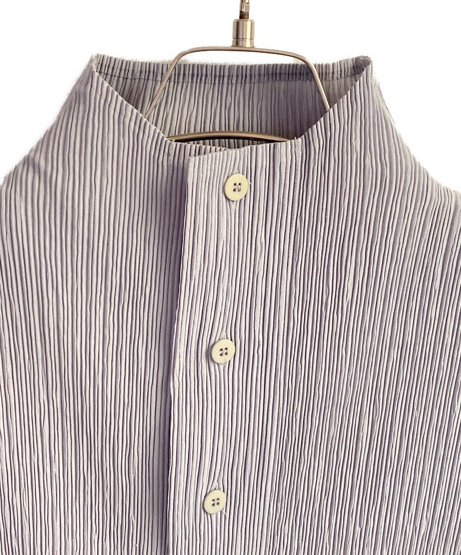中古・古着通販】ISSEY MIYAKE (イッセイミヤケ) ワンピース グレー