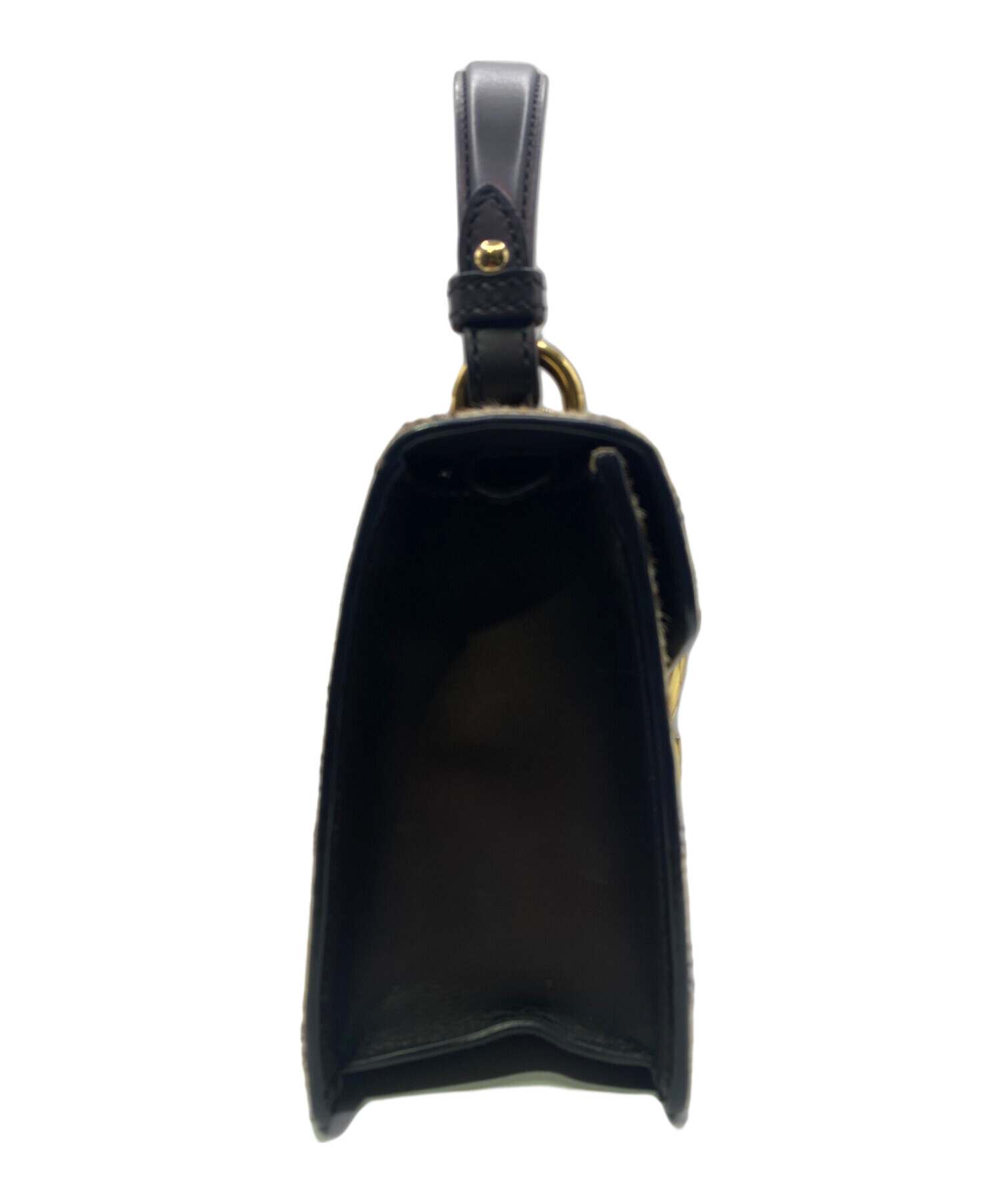 中古・古着通販】GUCCI (グッチ) ハンドバッグ/シルヴィ カーキ