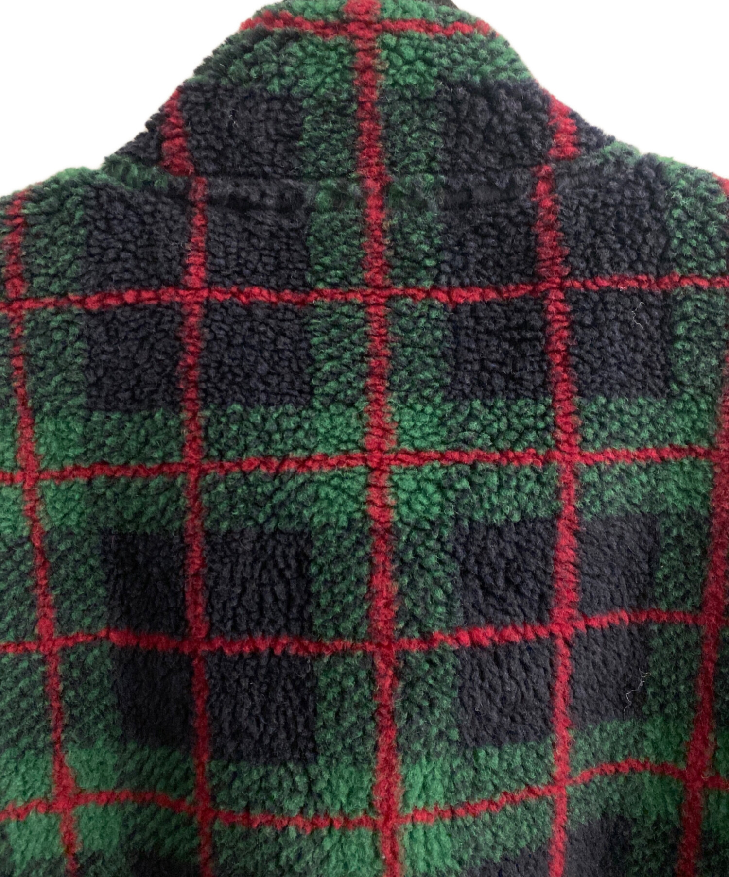 中古・古着通販】MIU MIU (ミュウミュウ) チェック柄 テディジッパー