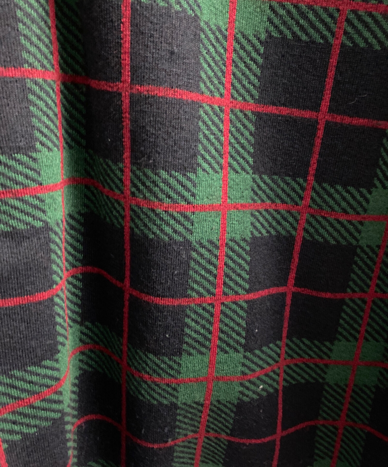 中古・古着通販】MIU MIU (ミュウミュウ) チェック柄 テディジッパー