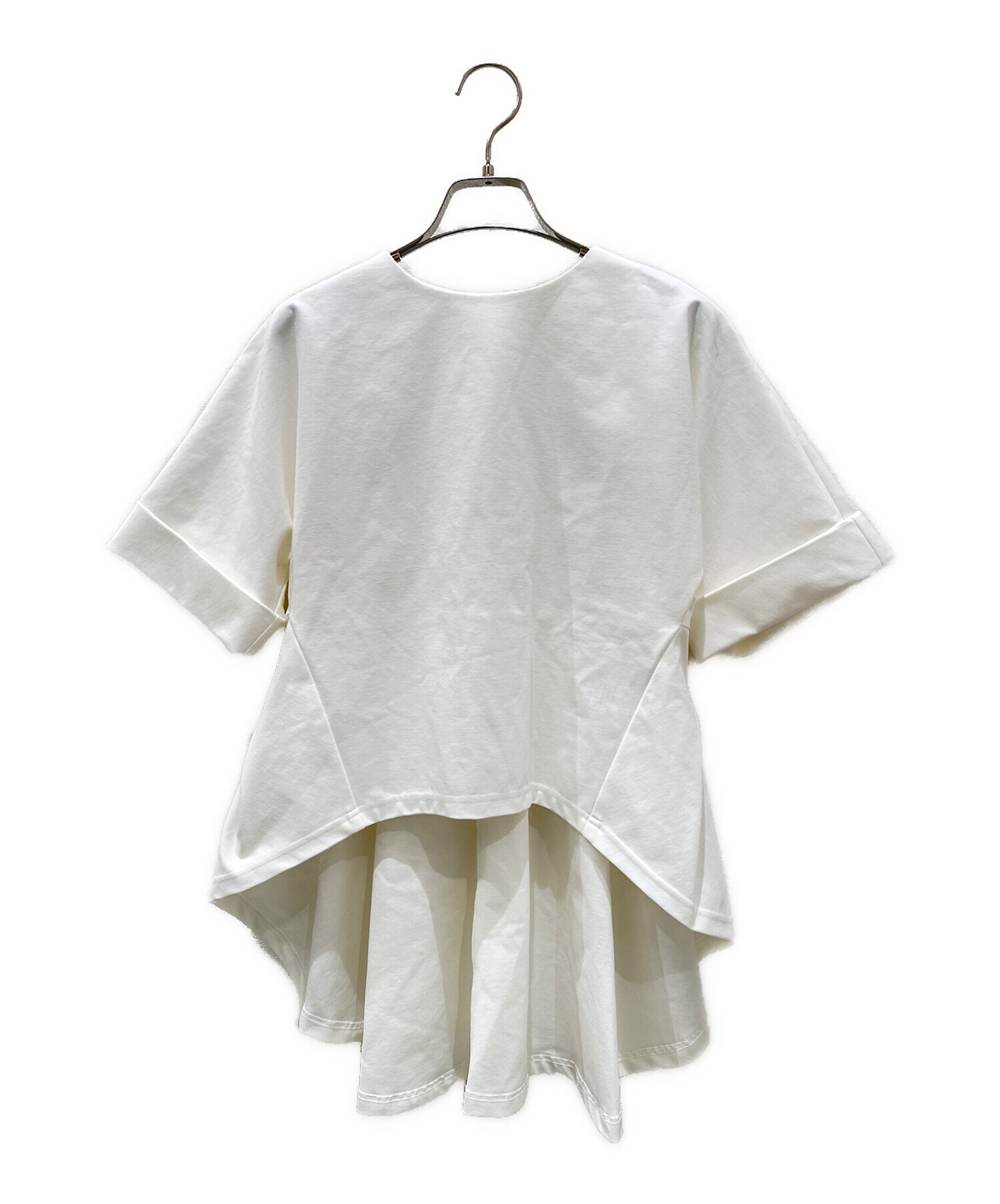 cygne シーニュ　トップ 中古・古着通販】cygne (シーニュ) エンビトップス ホワイト サイズ:F