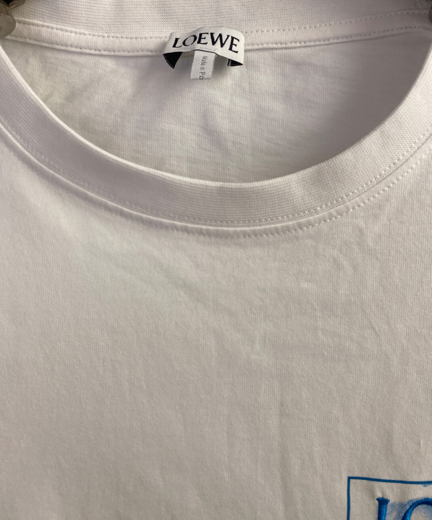中古・古着通販】LOEWE (ロエベ) フェイクポケットアナグラムTシャツ
