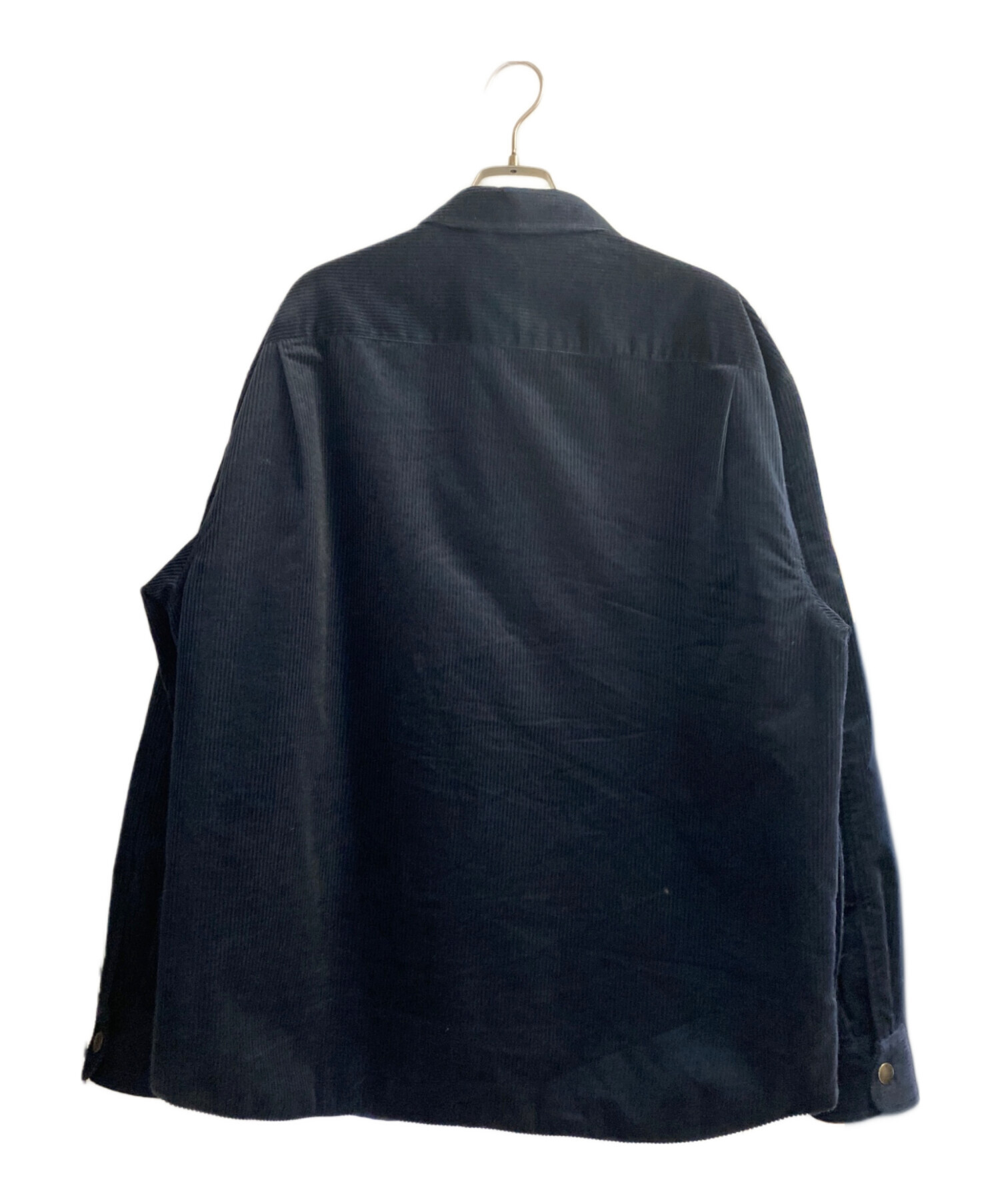 中古・古着通販】PRADA (プラダ) ロゴコットンボタン長袖コーデュロイ