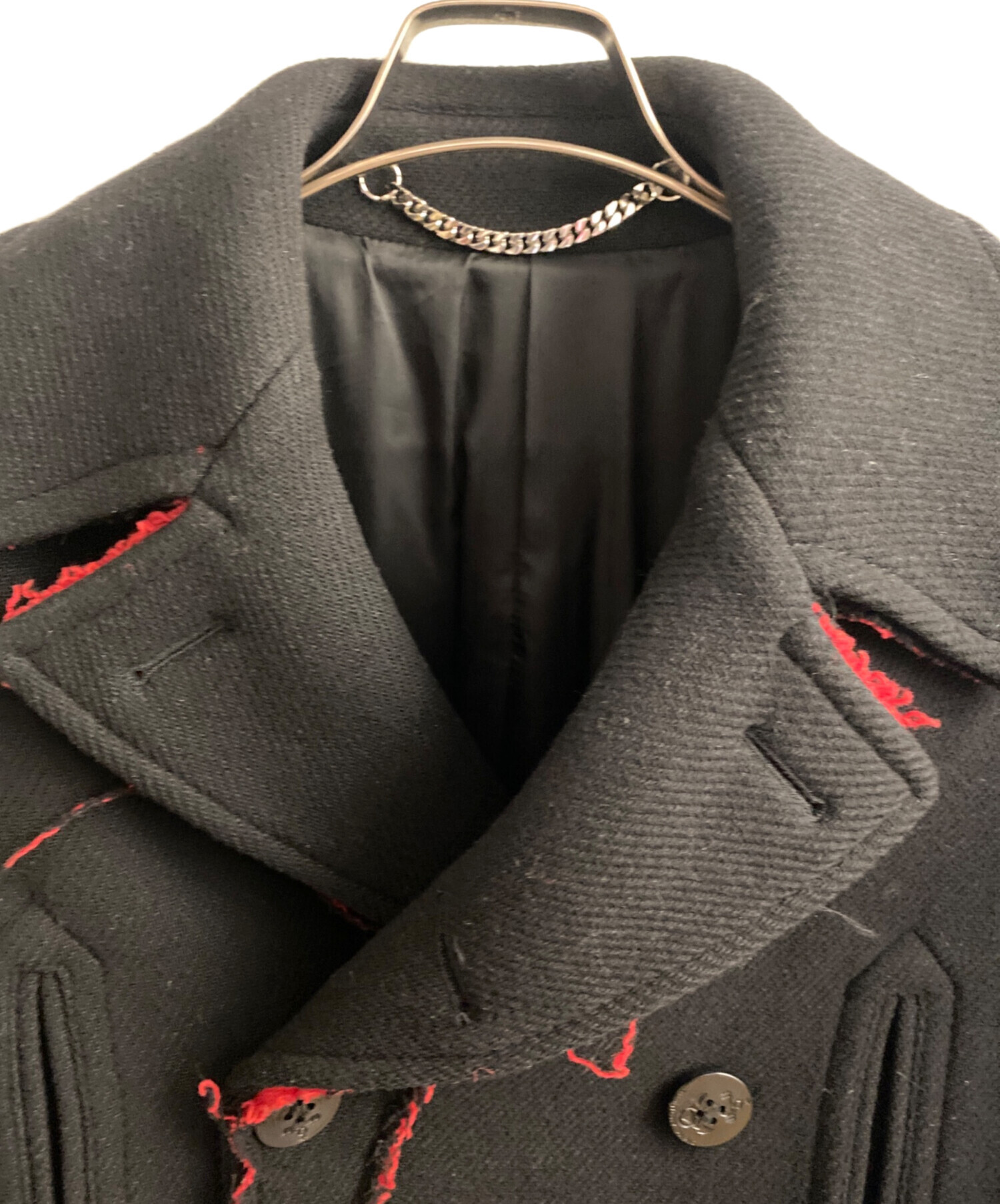 GIVENCHY チェスターコート 46 中古・古着通販】GIVENCHY (ジバンシィ) チェスターコート ブラック