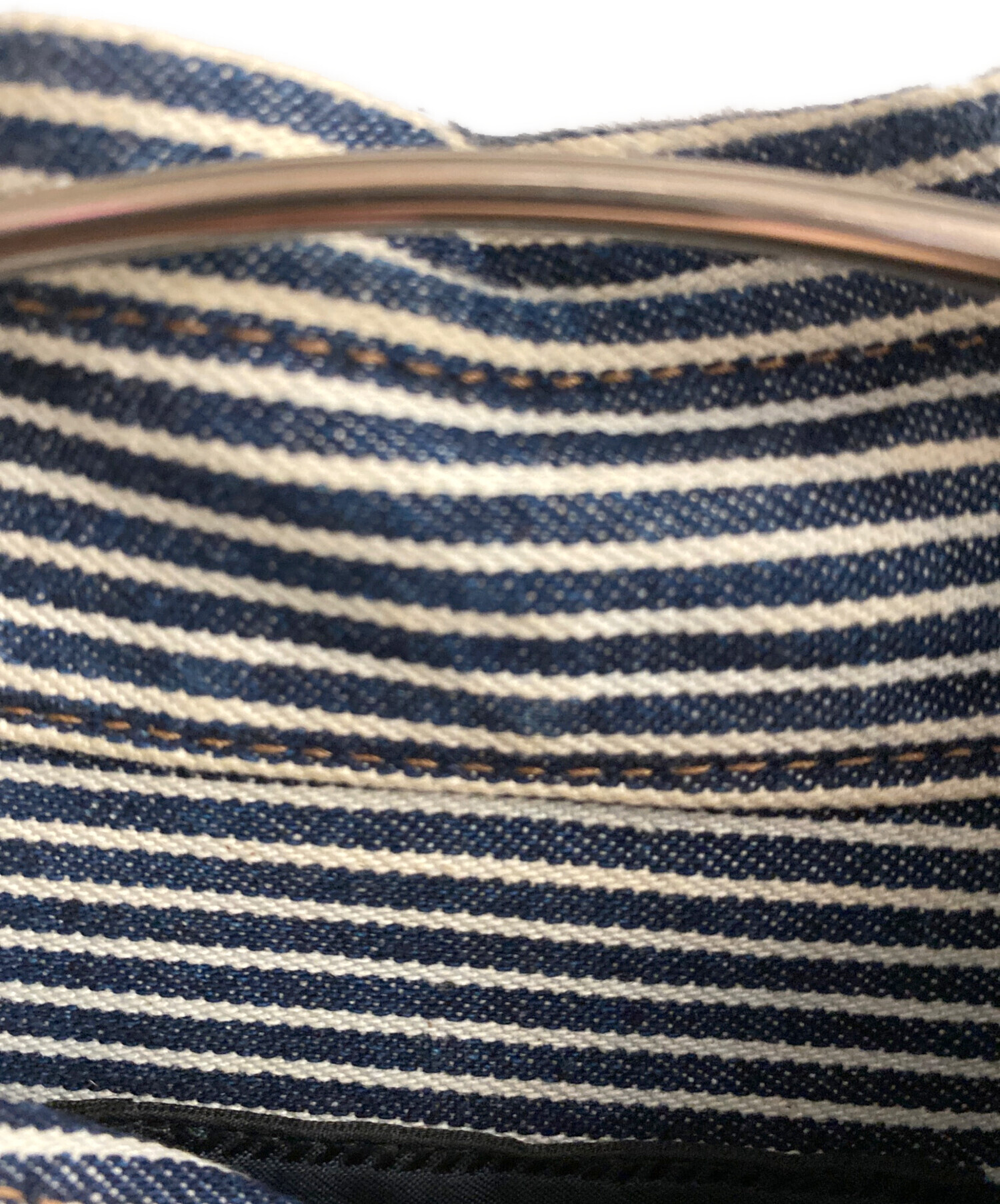 中古・古着通販】PRADA (プラダ) トライアングルロゴ ブルーストライプ