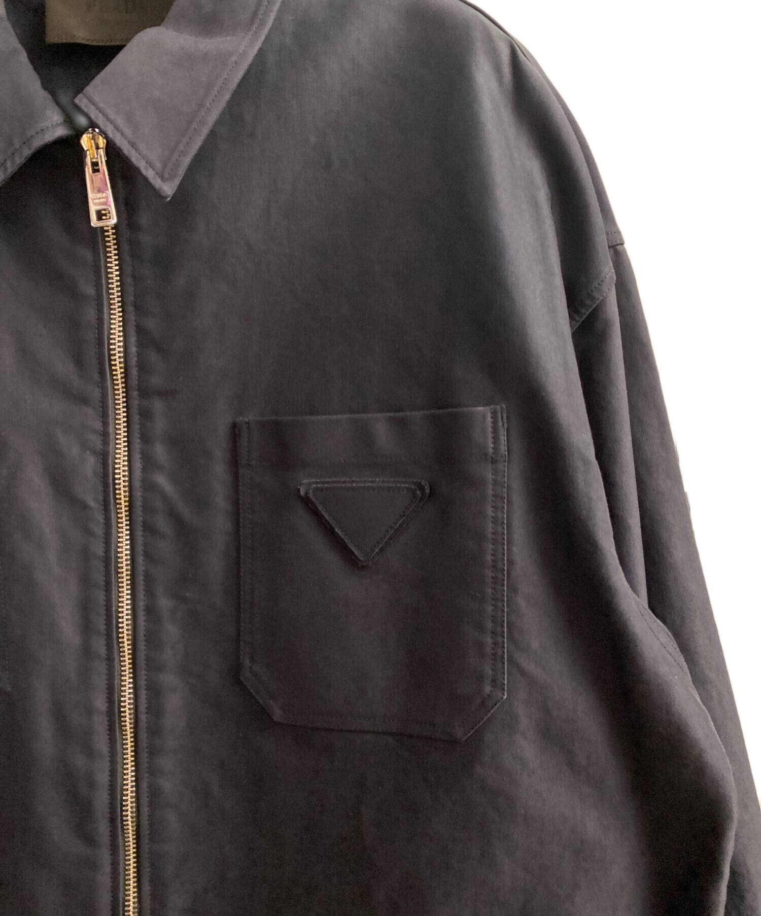 中古・古着通販】PRADA (プラダ) コットンジャケット ネイビー サイズ