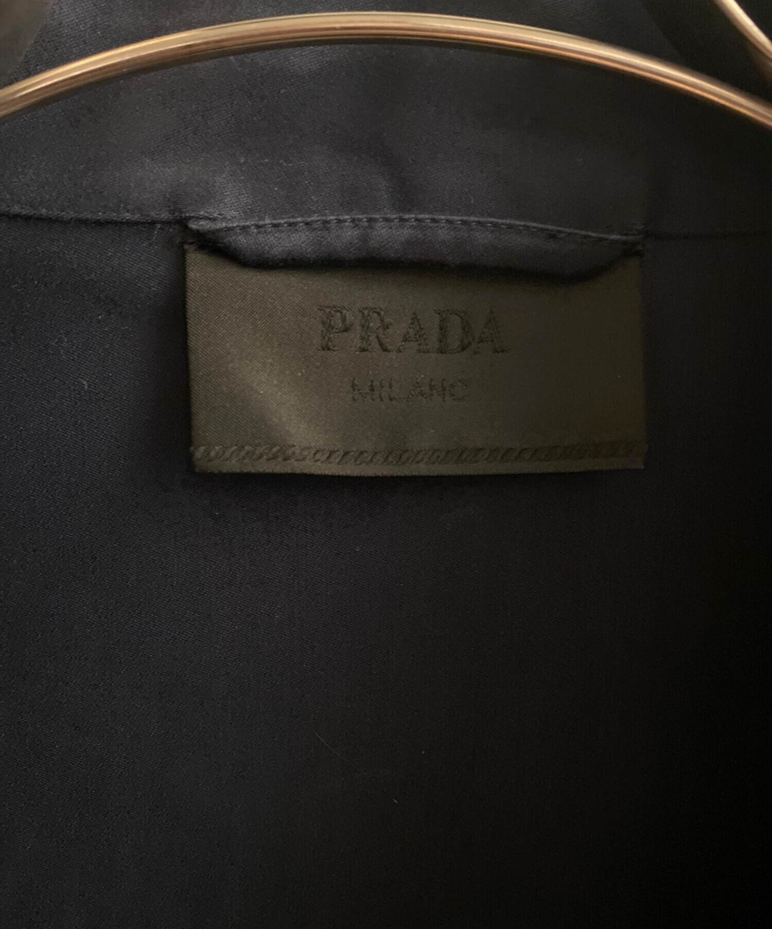 中古・古着通販】PRADA (プラダ) コットンジャケット ネイビー サイズ