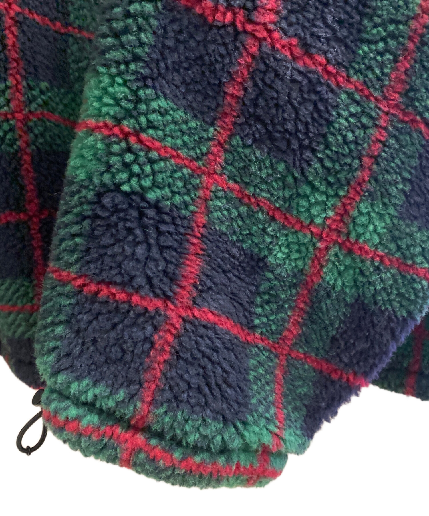 中古・古着通販】MIU MIU (ミュウミュウ) チェック柄 テディジッパー