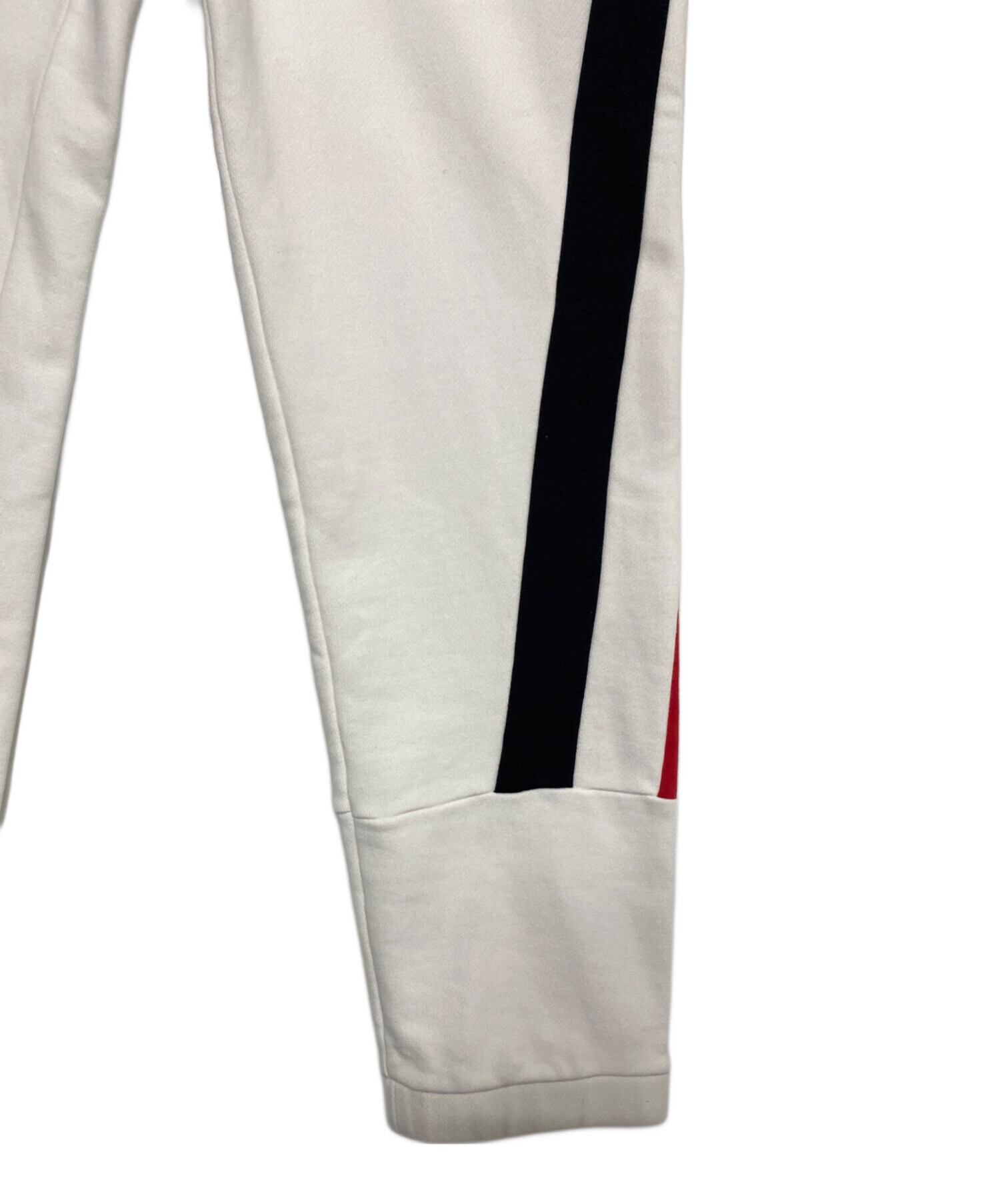 中古・古着通販】MONCLER (モンクレール) スウェットパンツ ホワイト 