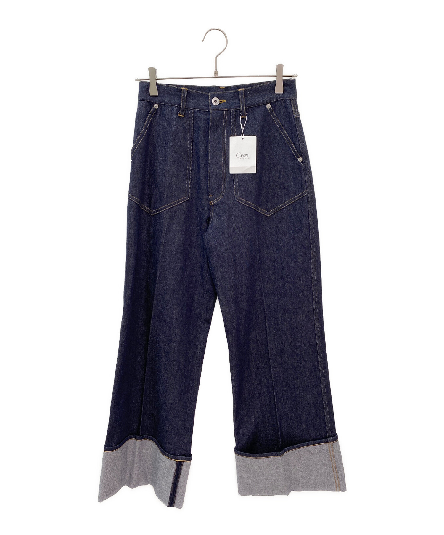 cygneデニムパンツ0 ロールアップデニム Laetitia | Cygne