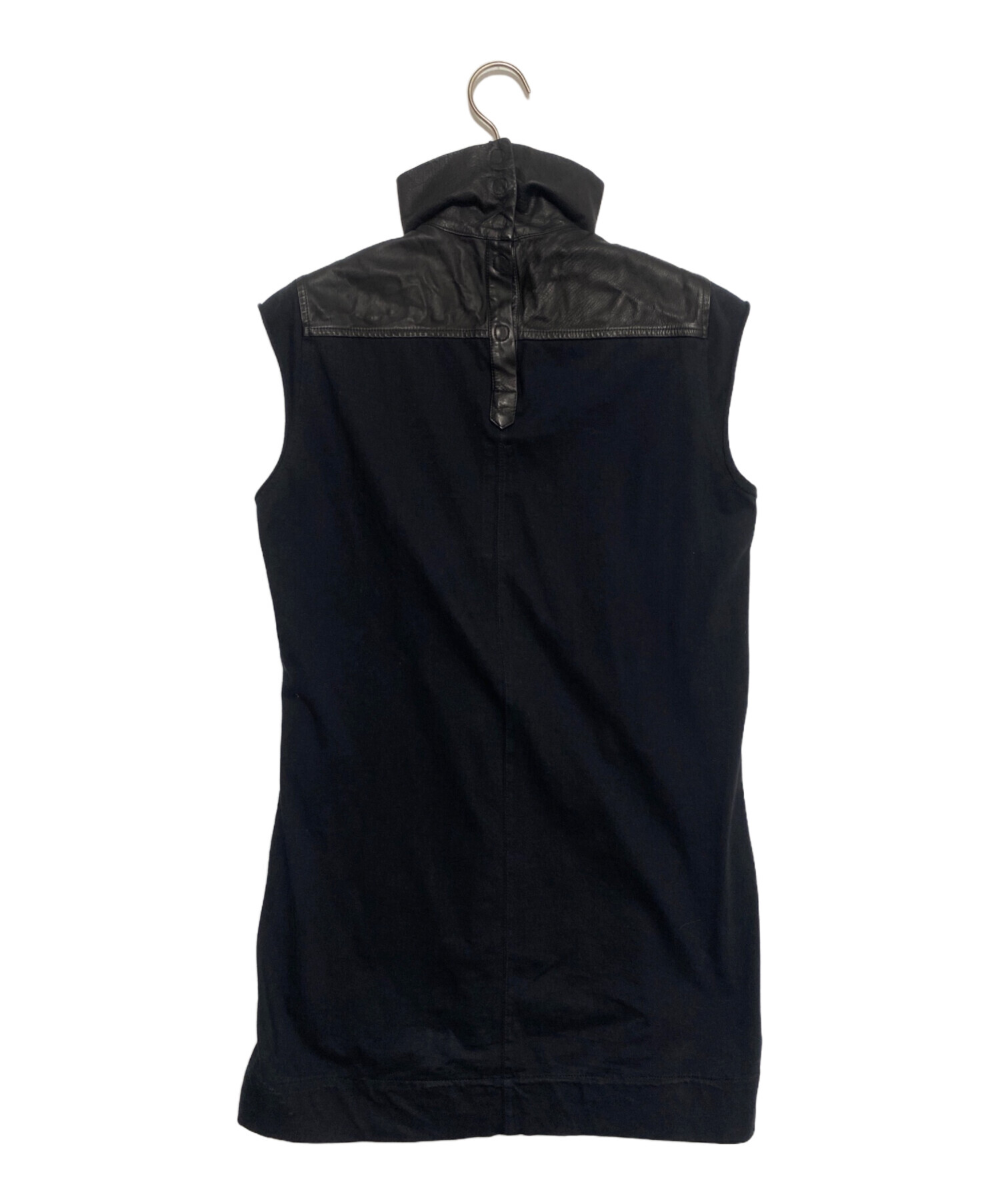 中古・古着通販】RICK OWENS (リックオウエンス) レザー切り替え